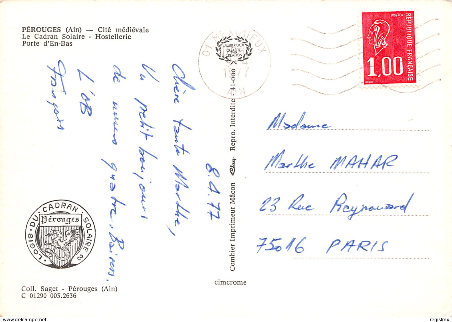 01-PEROUGES-N°3511-D/0319 - Pérouges