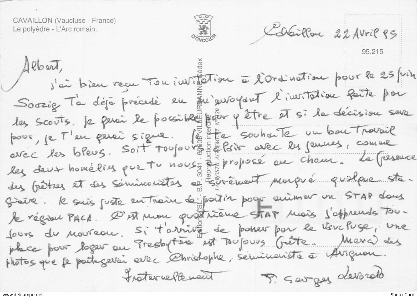 84 CAVAILLON LE POLYEDRE L ARC ROMAIN - Cavaillon