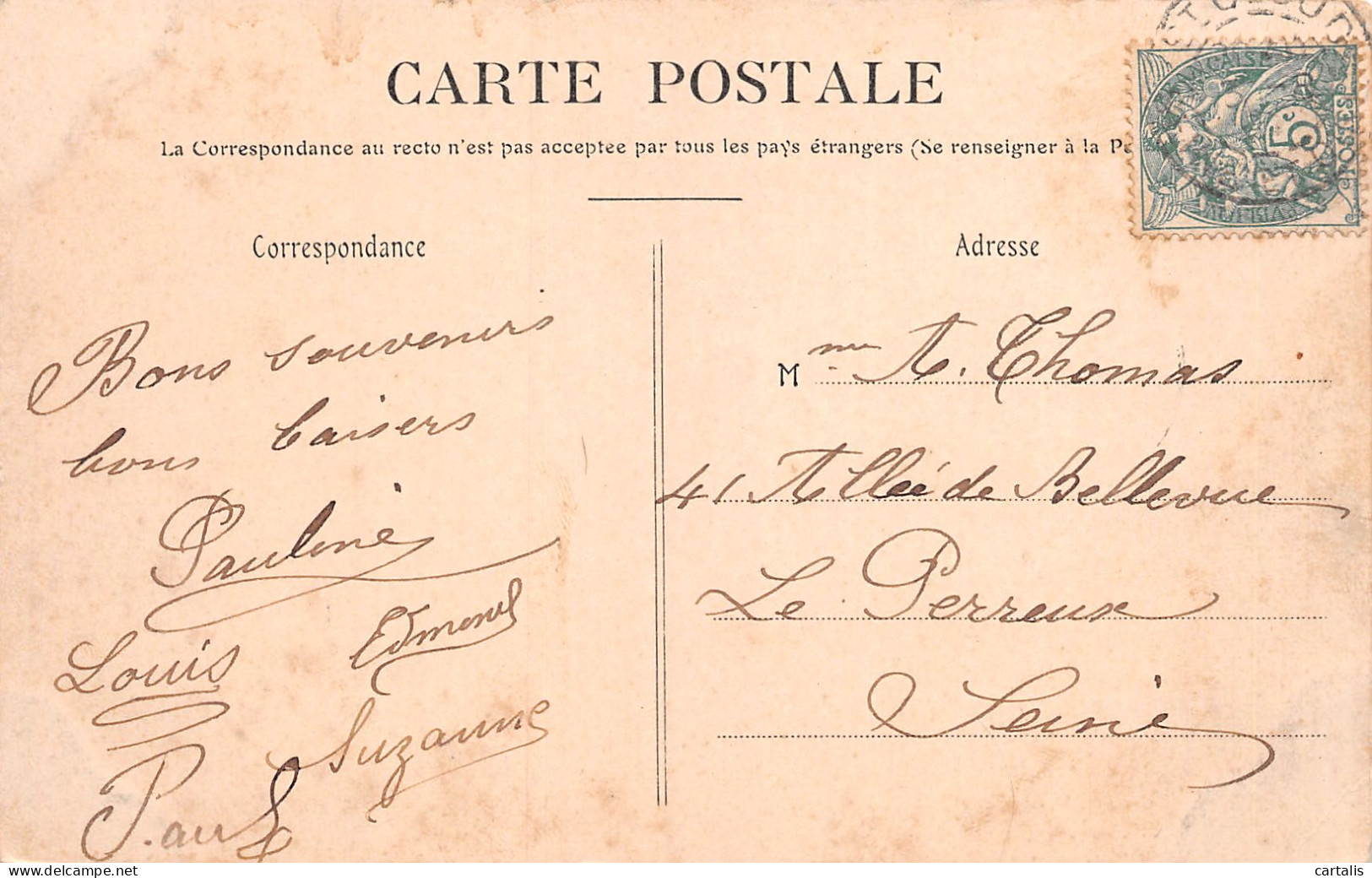 92-SAINT CLOUD-N°3915-E/0137 - Saint Cloud