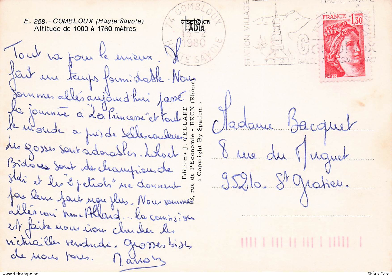 74 COMBLOUX HAUTE SAVOIE - Combloux