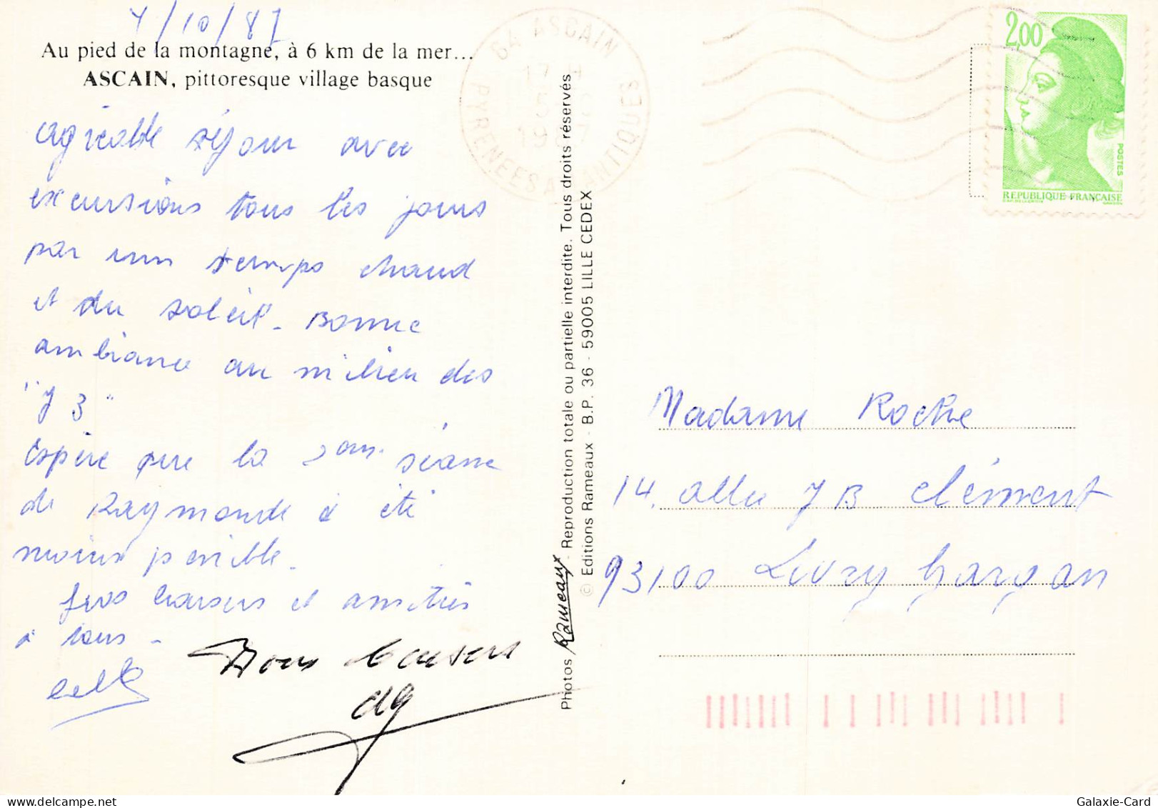 64 ASCAIN VILLAGE BASQUE - Ascain