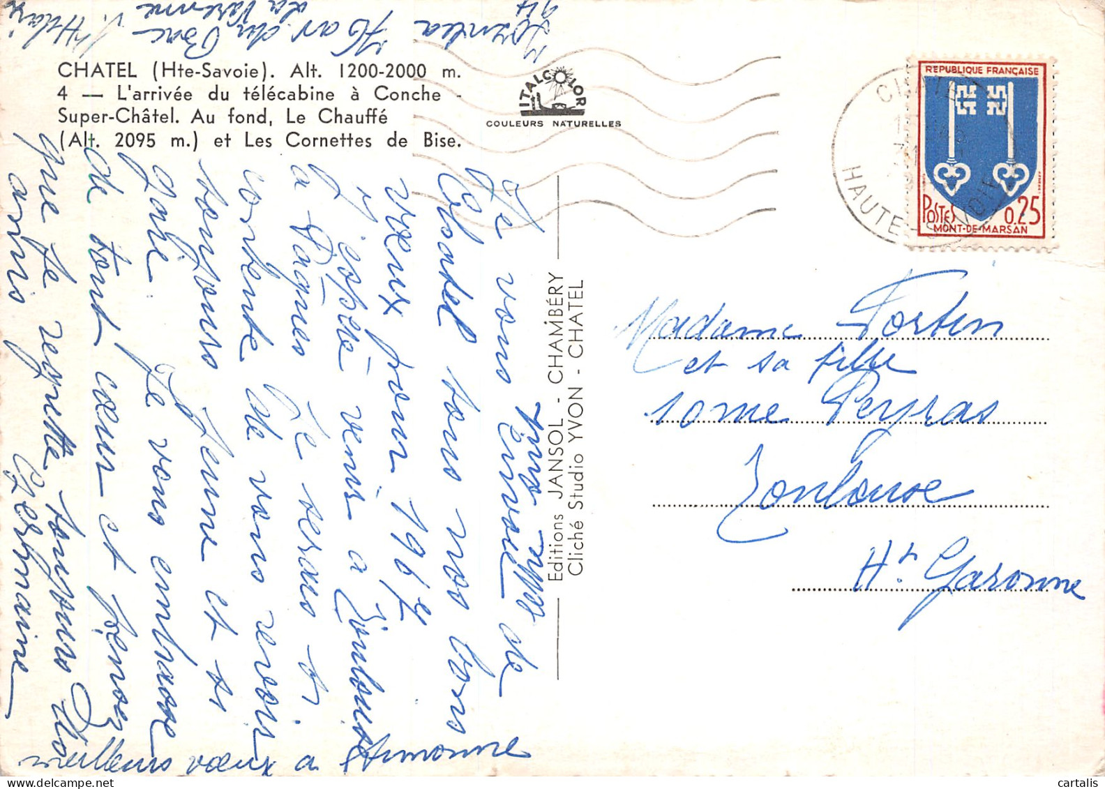 74-CHATEL-N°4016-C/0181 - Châtel