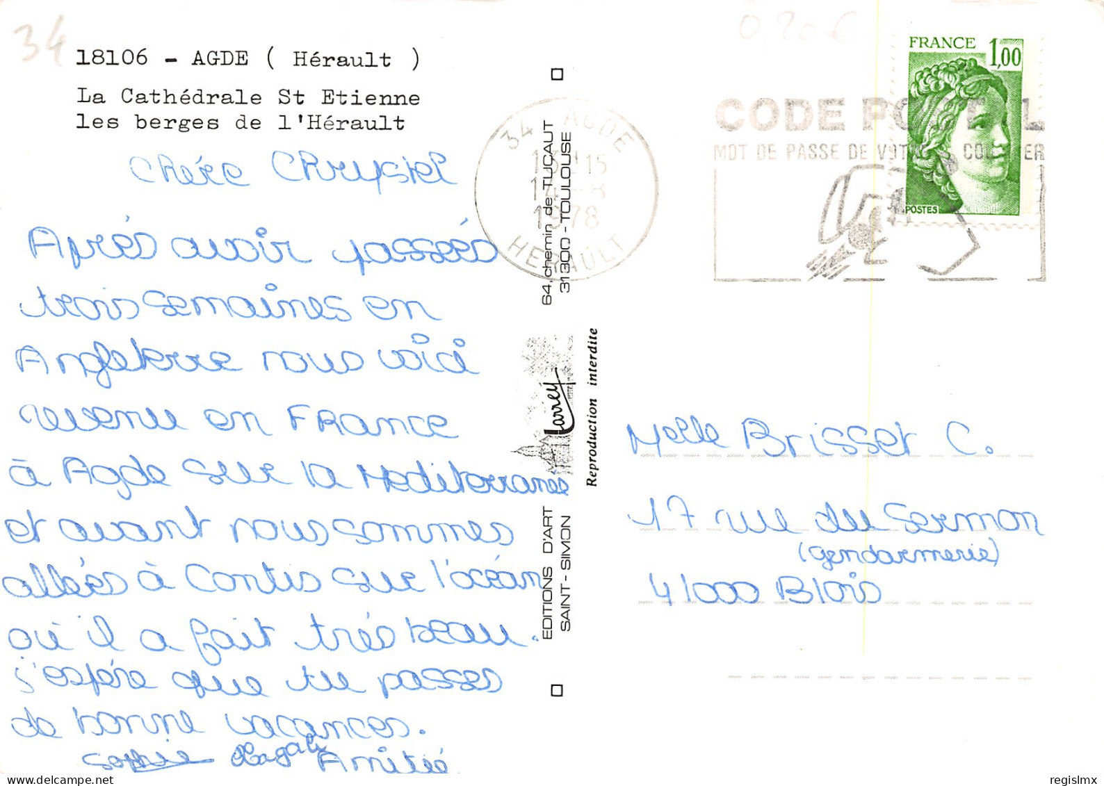 34-AGDE-N°3313-C/0375 - Agde