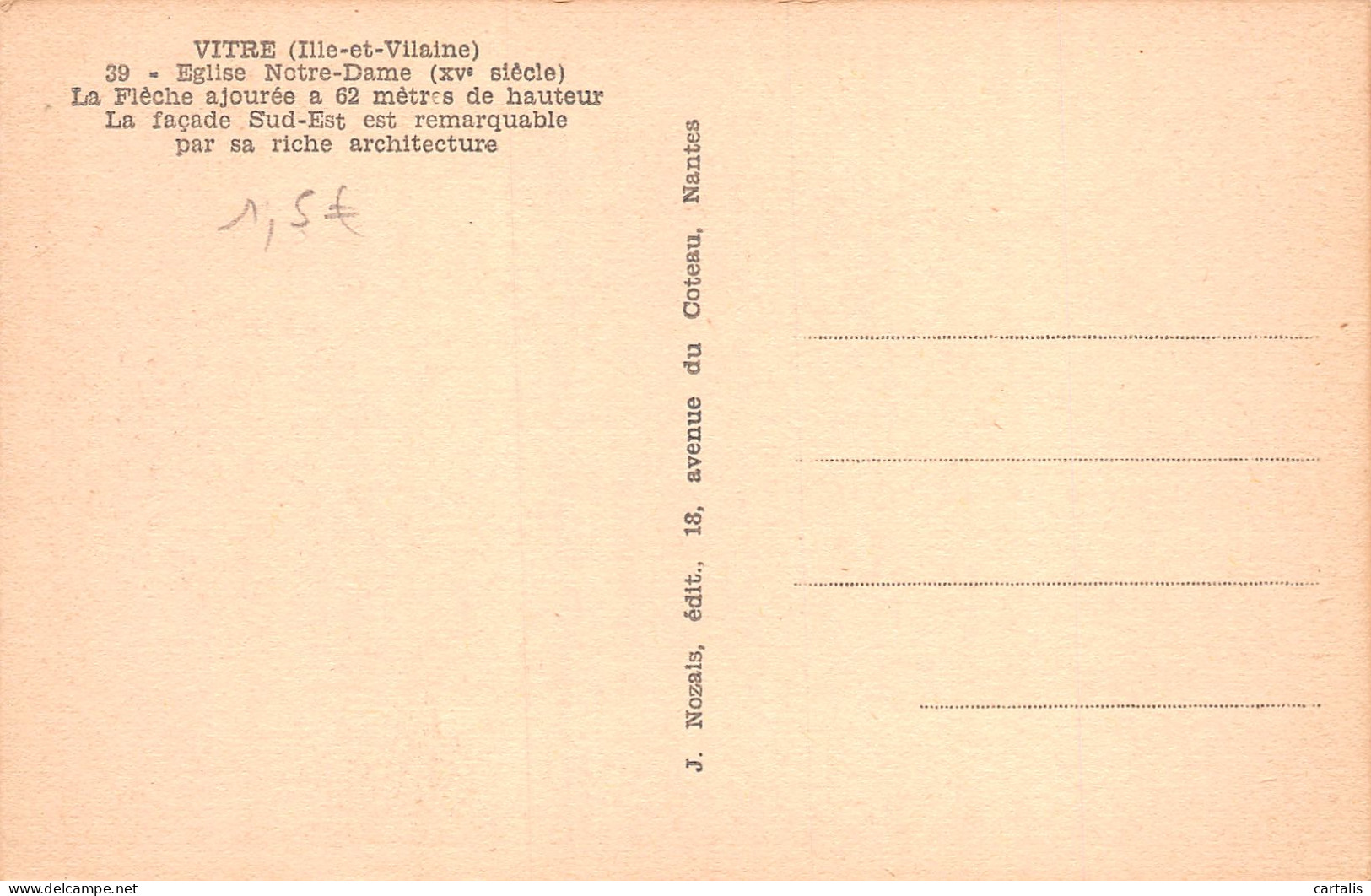 35-VITRE-N°4018-E/0377 - Vitre