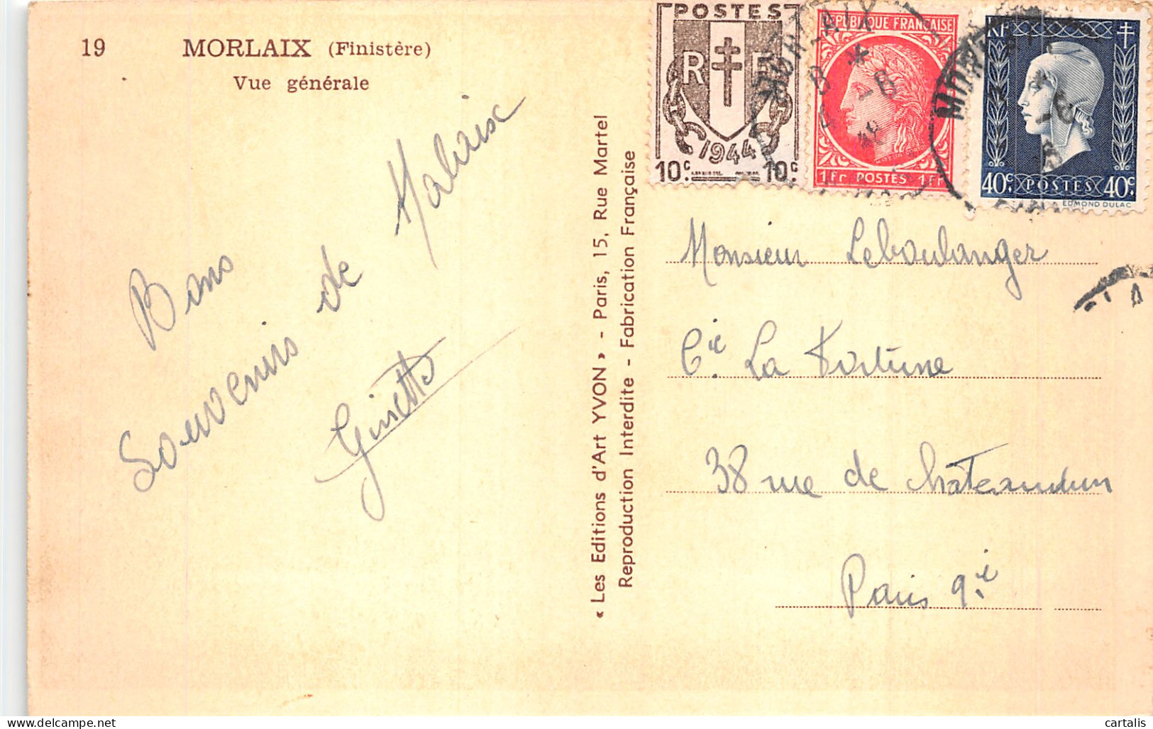 29-MORLAIX-N°4465-E/0187 - Morlaix