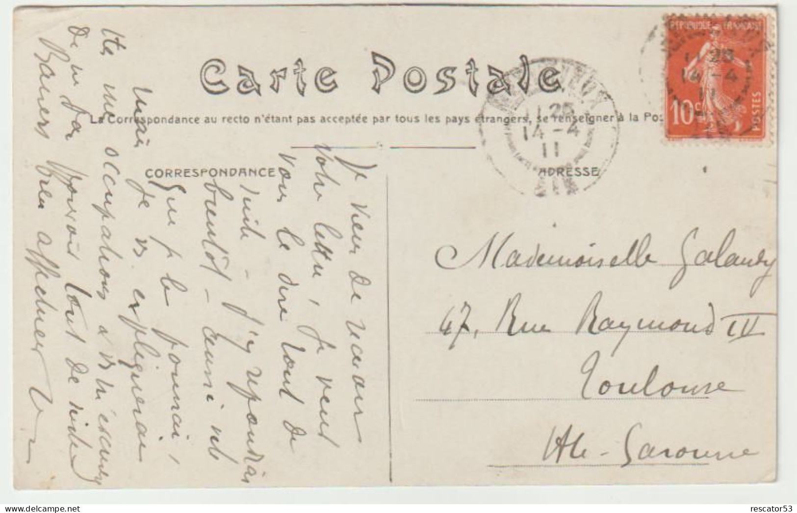 Cpa Pérouges Rue De Ronde - Pérouges