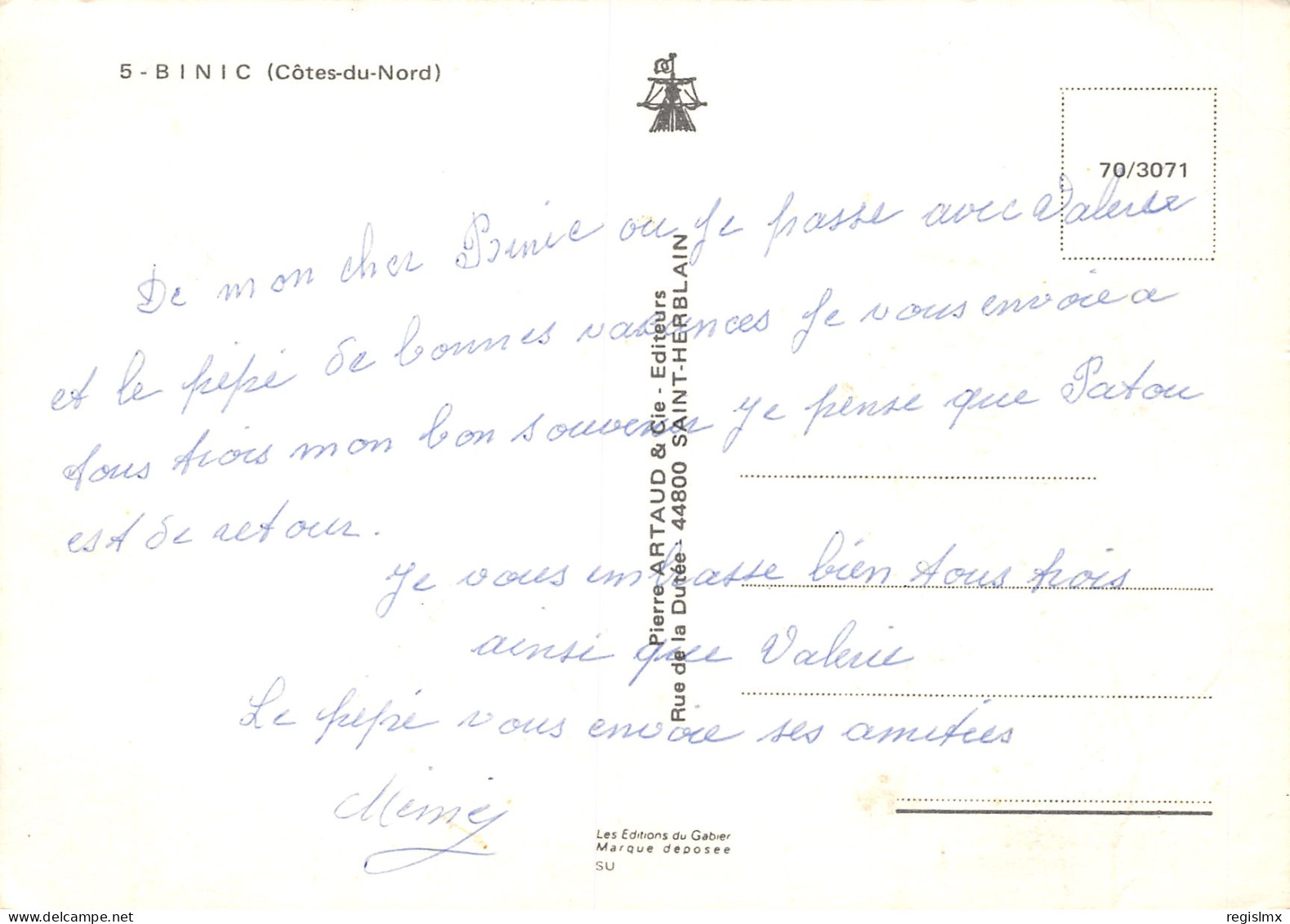 22-BINIC-N°TB3553-A/0159 - Binic