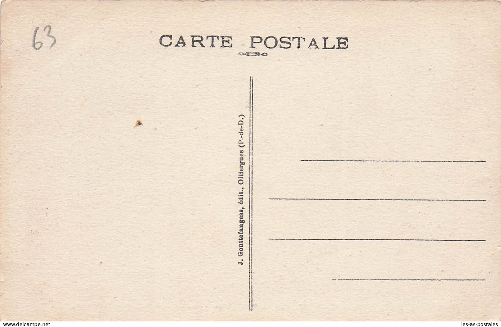 63 CHATEL GUYON VUE GENERALE PRISE DES ROCHES - Châtel-Guyon