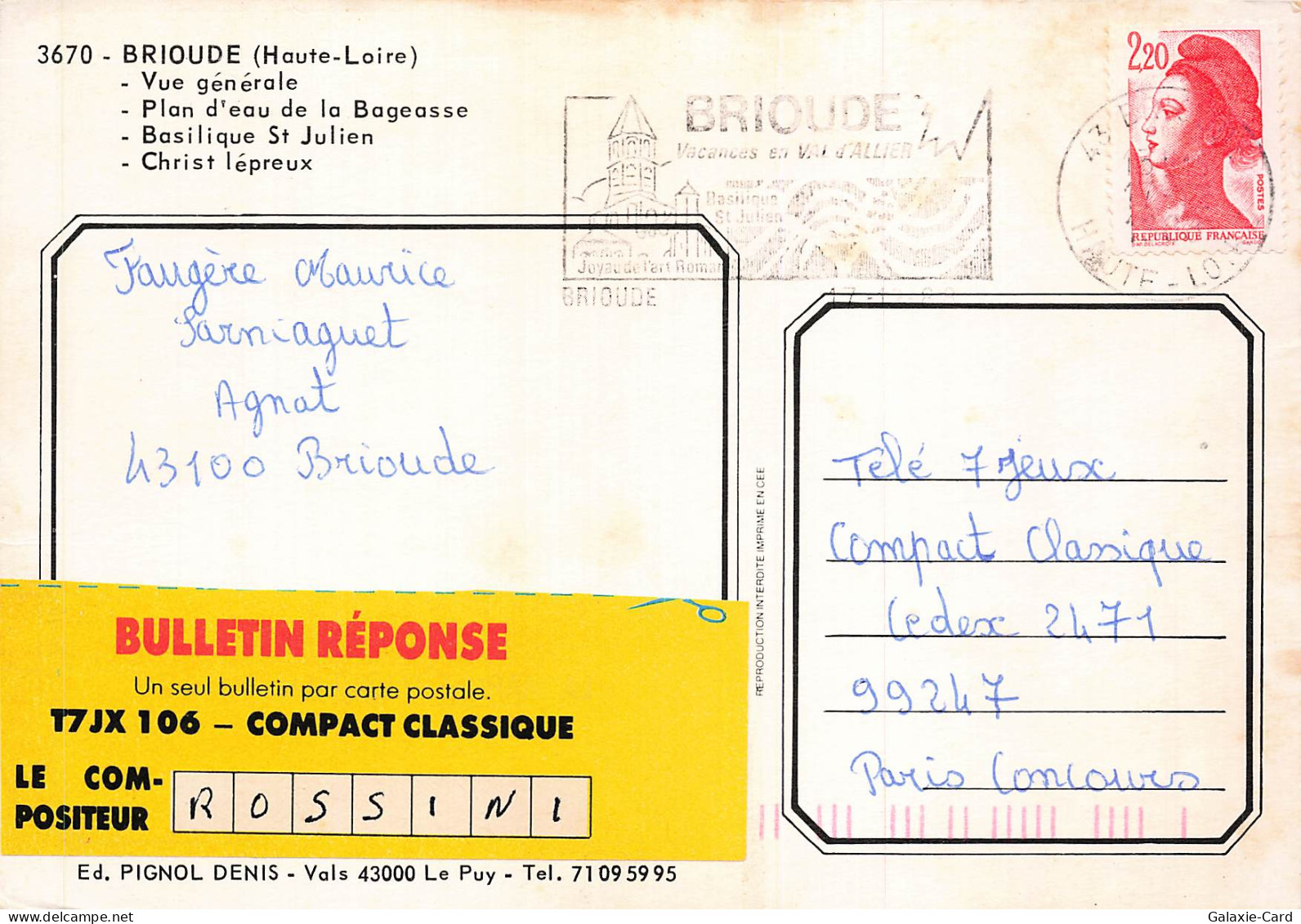 43 BRIOUDE VUE GENERALE - Brioude