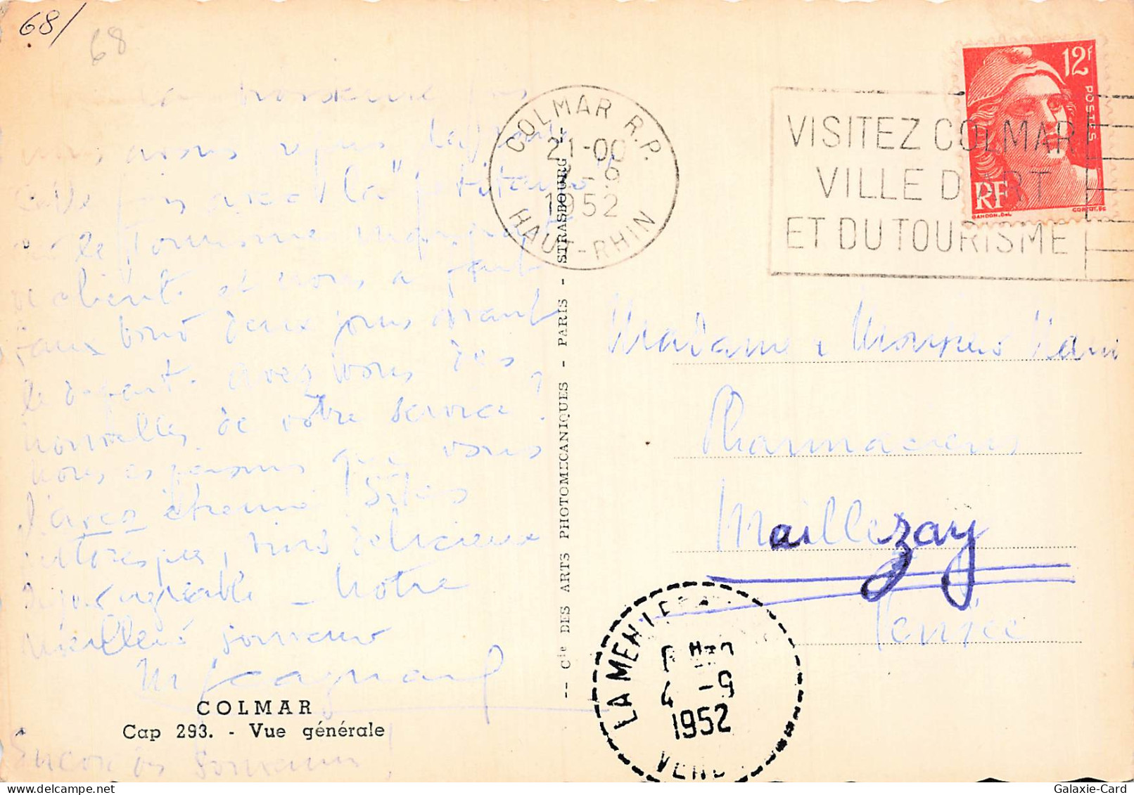 68 COLMAR VUE GENERALE - Colmar