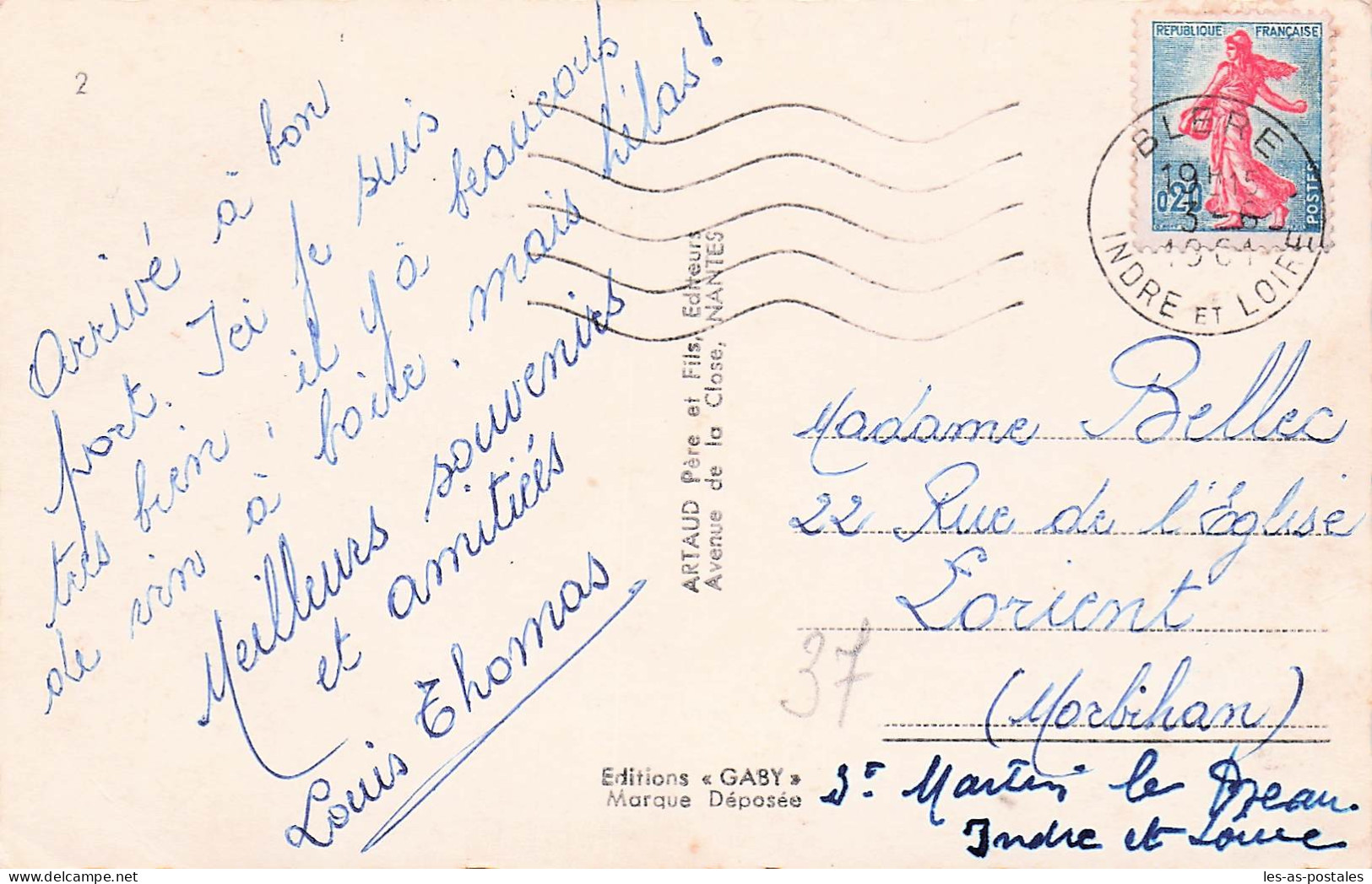 37 BLERE LE BAIN - Bléré