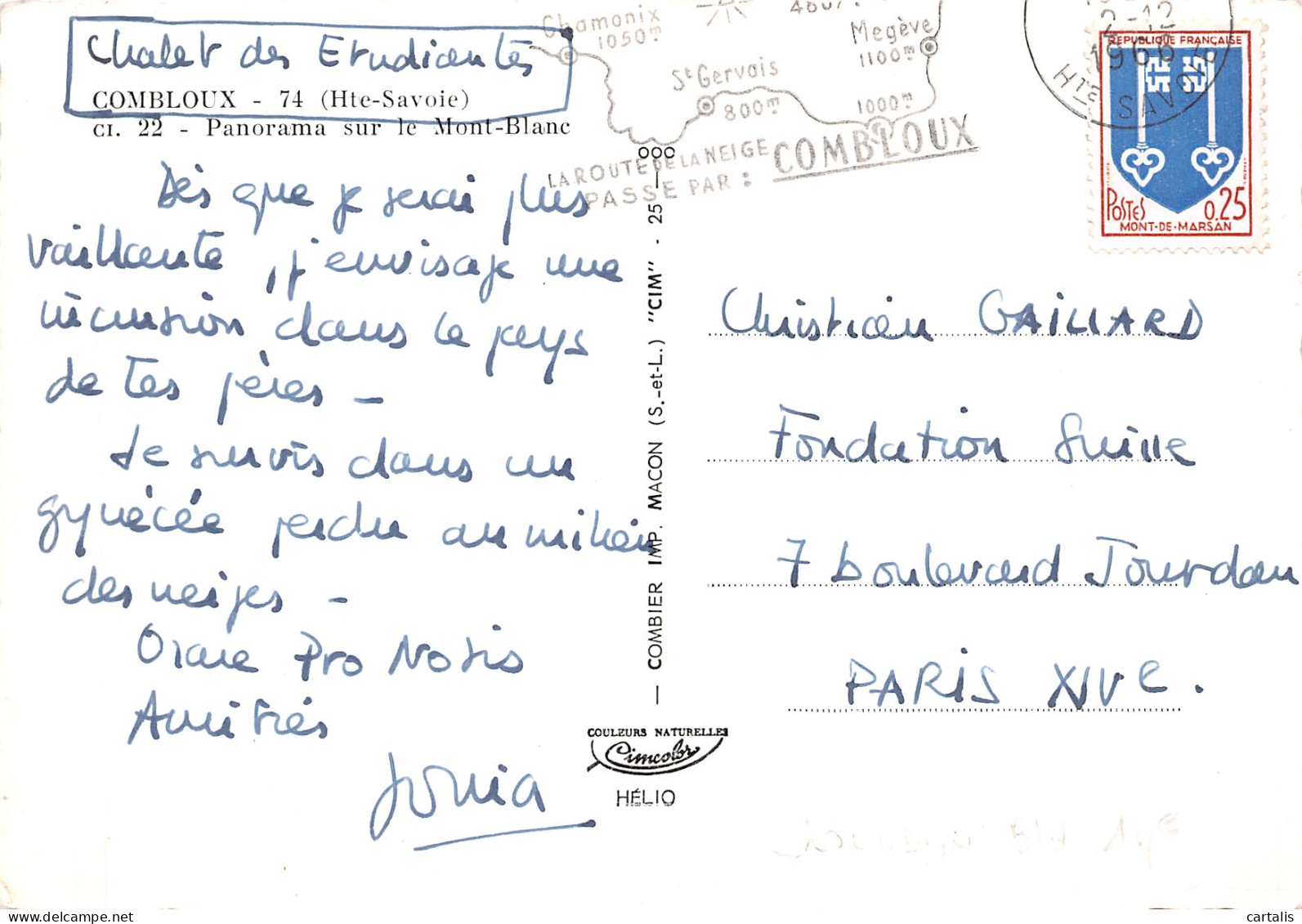 74-COMBLOUX-N°4298-D/0197 - Combloux