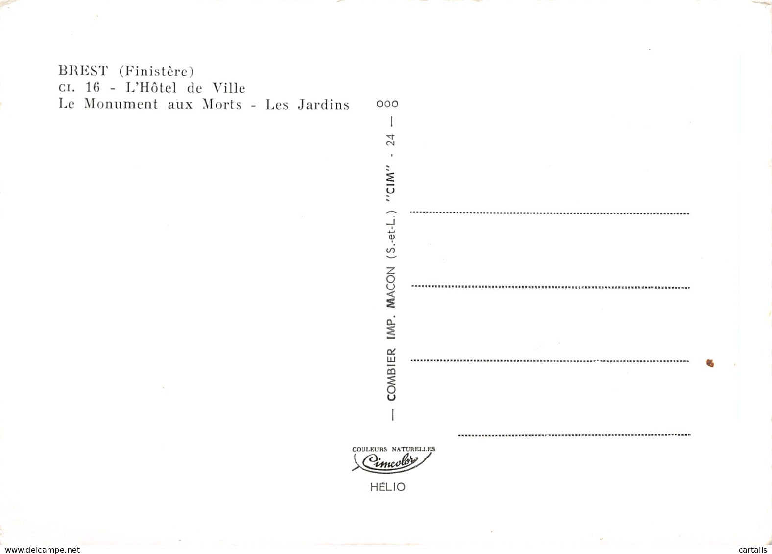29-BREST-N°C-3624-D/0357 - Brest
