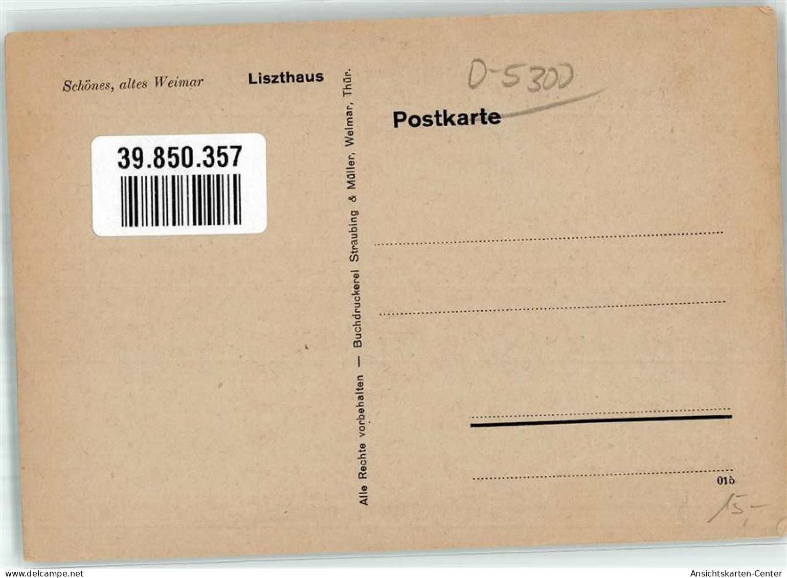 39850357 - Weimar , Thuer - Weimar