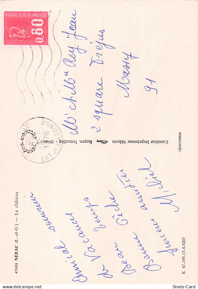 47 NERAC LE CHATEAU - Nerac