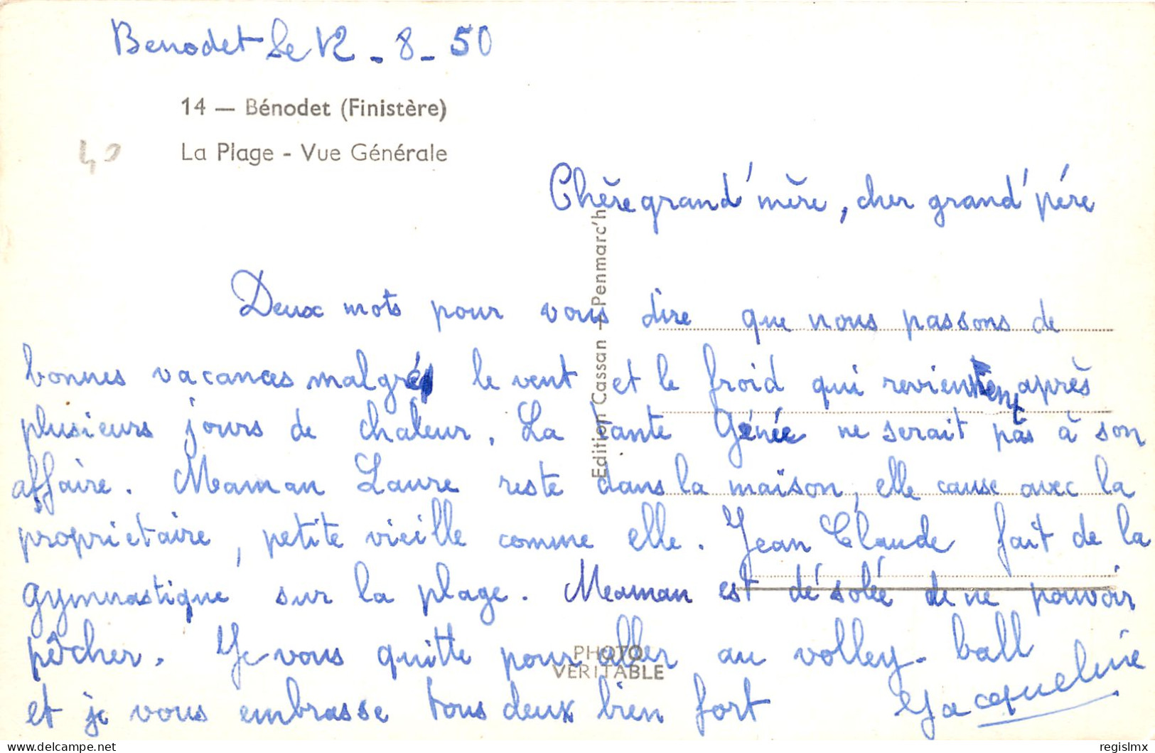 29-BENODET-N°T286-E/0255 - Bénodet