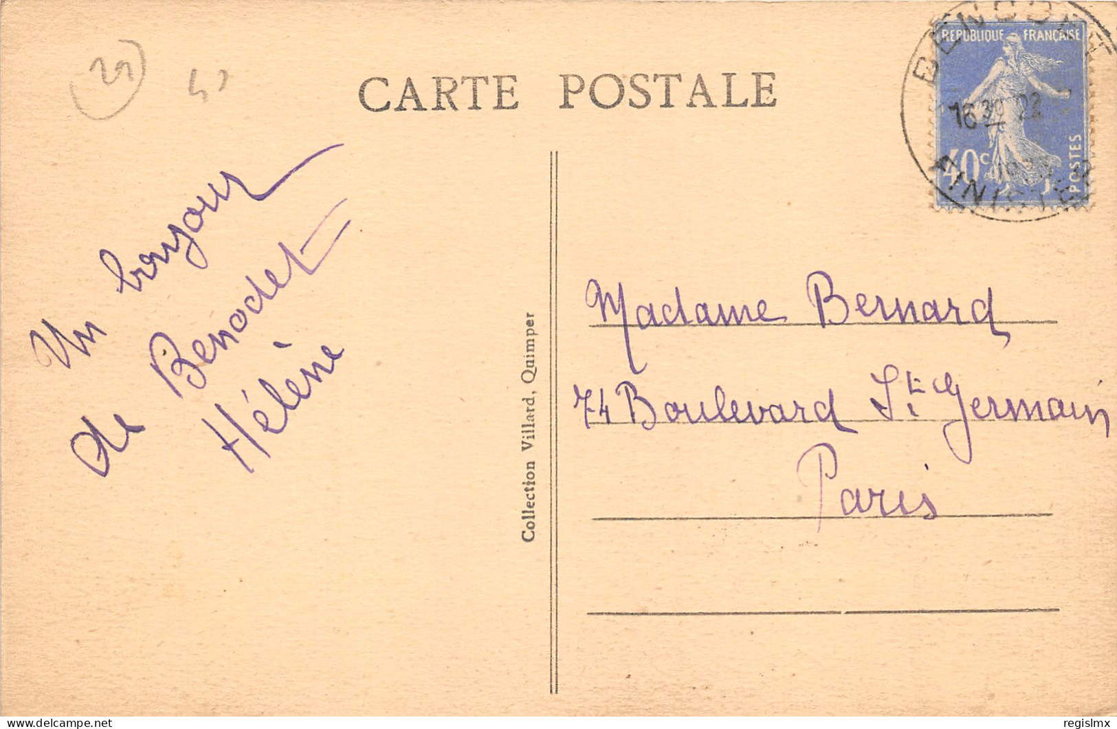 29-BENODET-N°T286-E/0267 - Bénodet