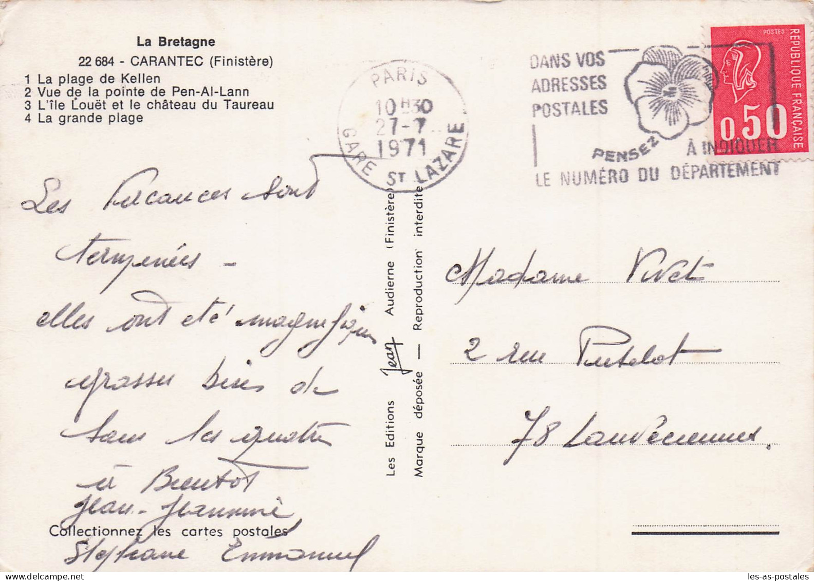 29 CARANTEC PLAGE DE CARANTEC - Carantec