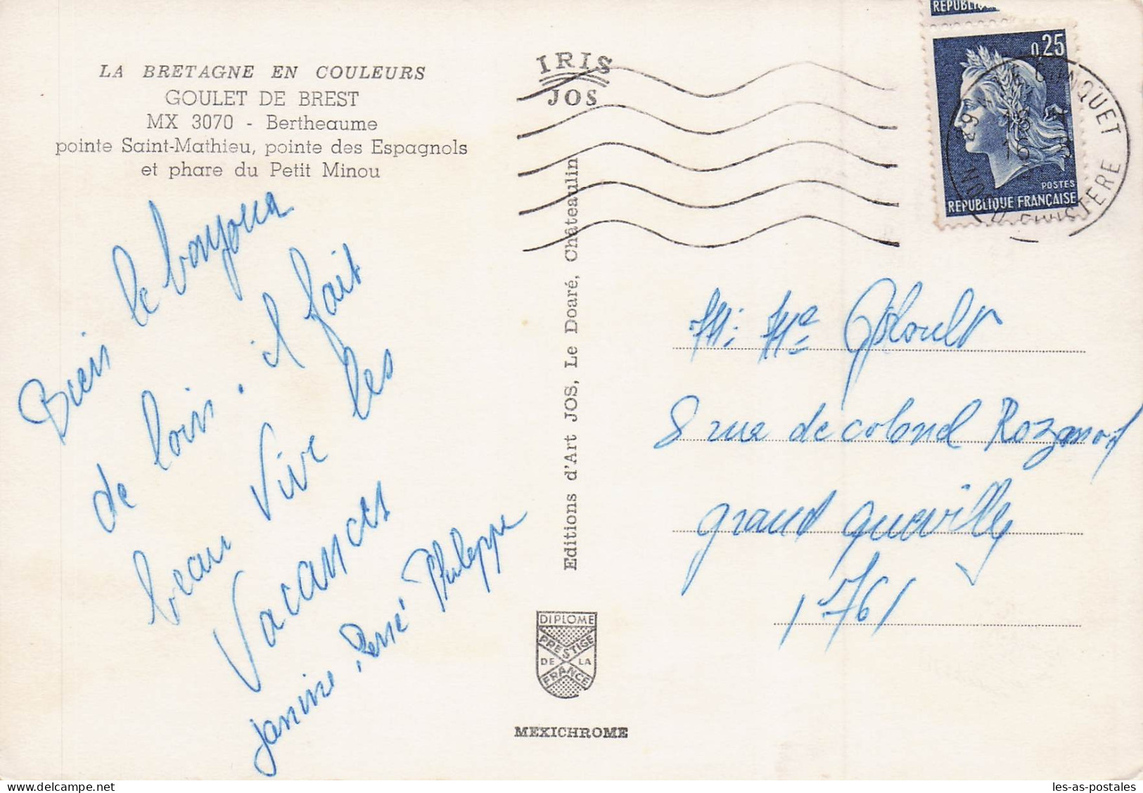 29 BREST PHARE DE SAINT MATHIEU - Brest