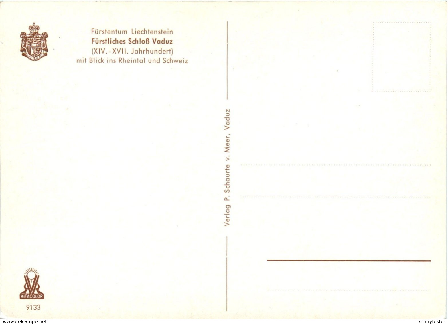 Fürstliches Schloss Vaduz - Liechtenstein