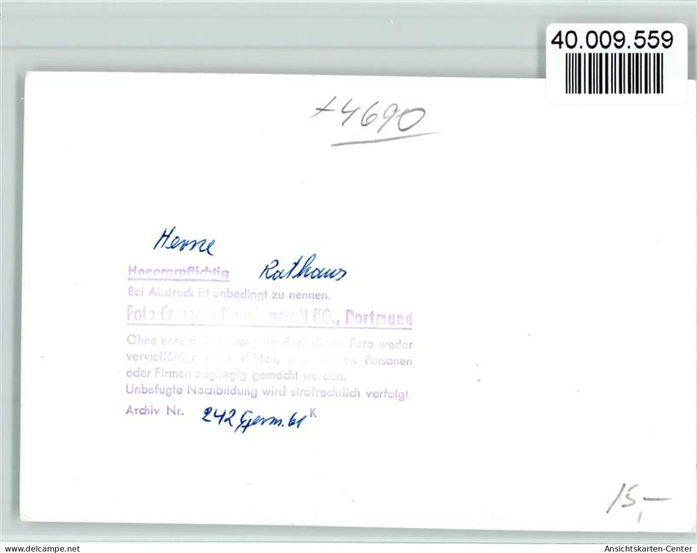 40009559 - Herne , Westf - Herne