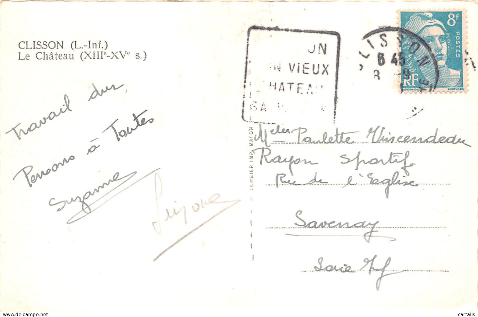 44-CLISSON-N°3889-H/0351 - Clisson