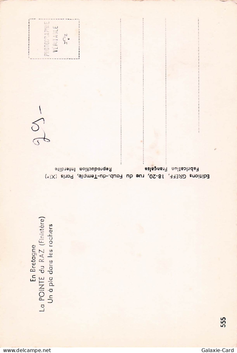29 PLOGOFF LA POINTE DU RAZ - Plogoff