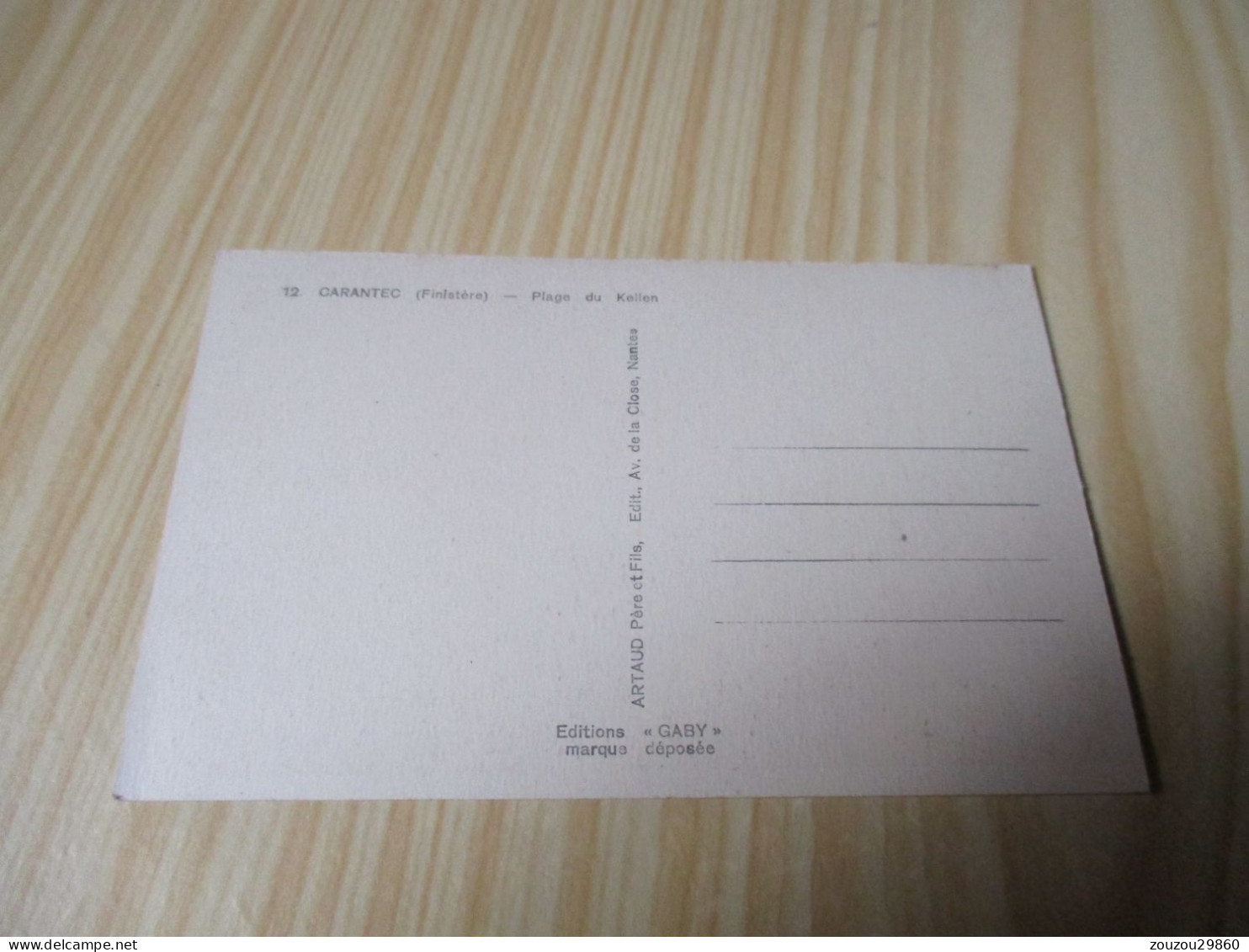 CPA Carantec (29).Plage Du Kellen. - Carantec