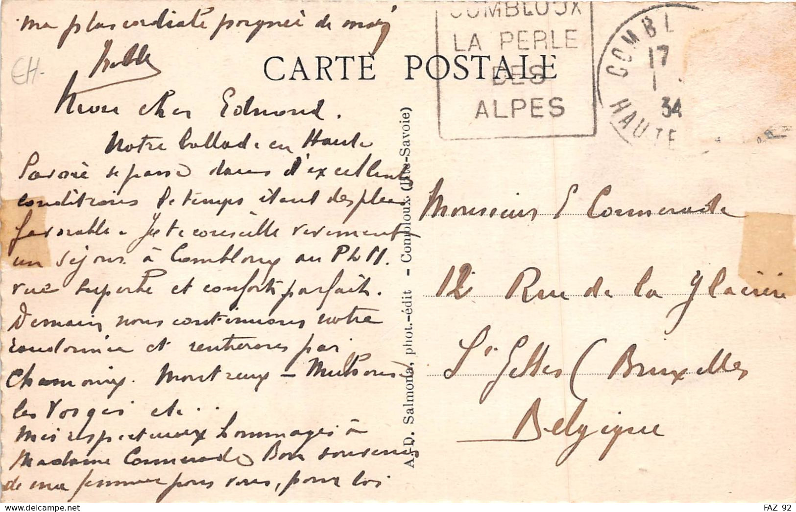 Combloux – Hôtel P.L.M. - Combloux