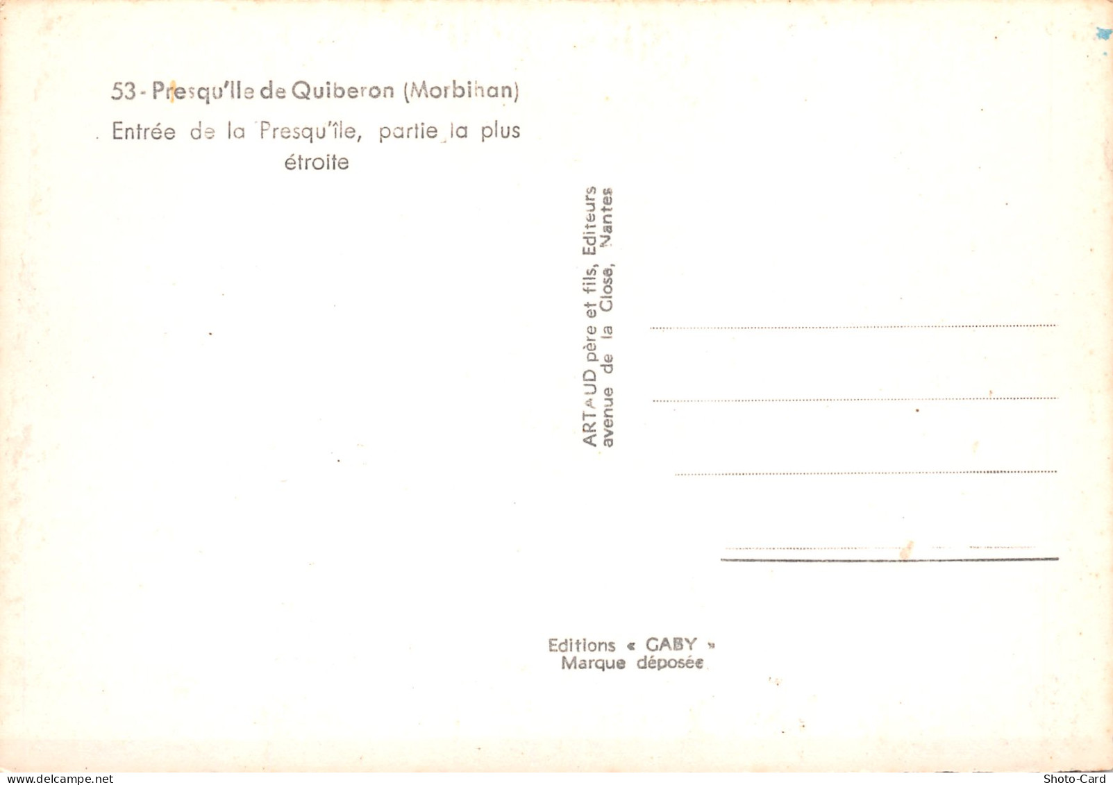 56 QUIBERON - Quiberon