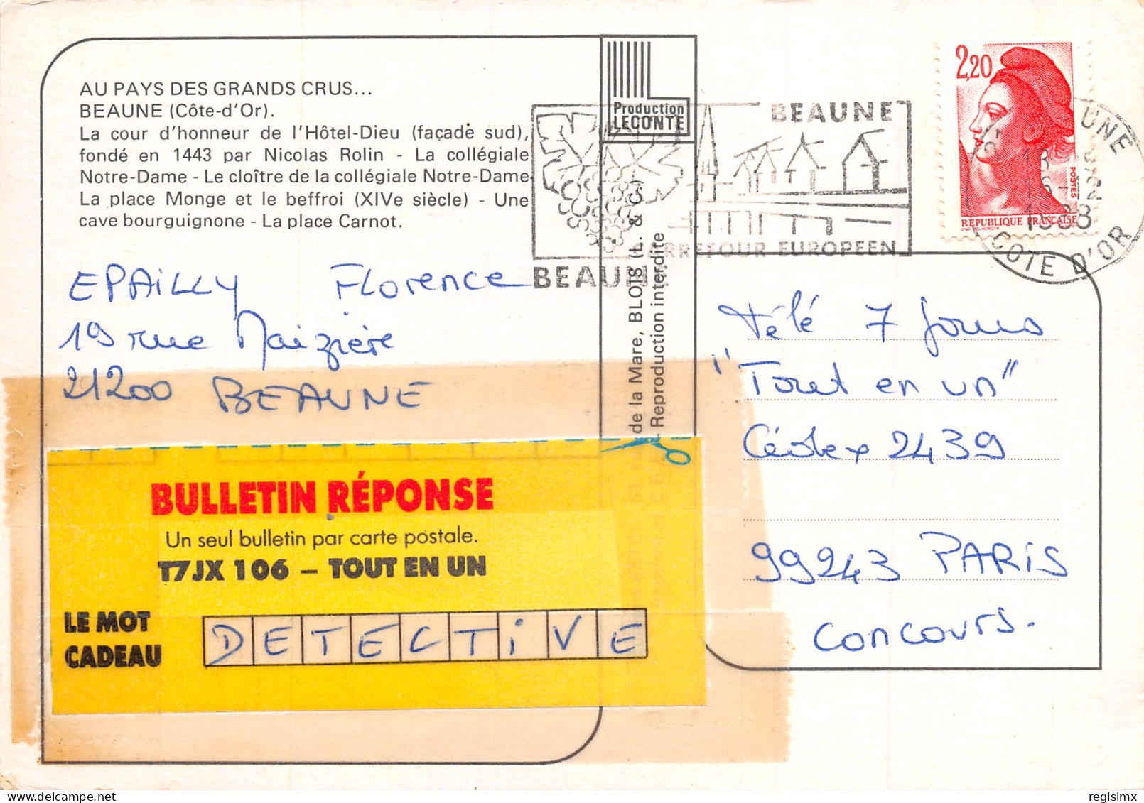 21-BEAUNE-N°2026-A/0123 - Beaune