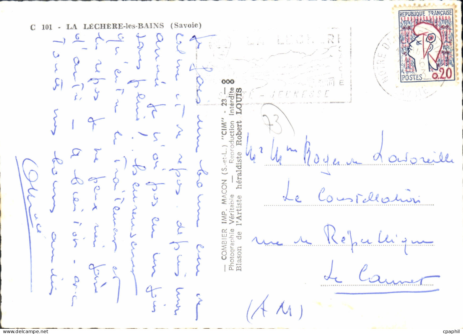 CPSM La Lechere Les Bains - Les Echelles