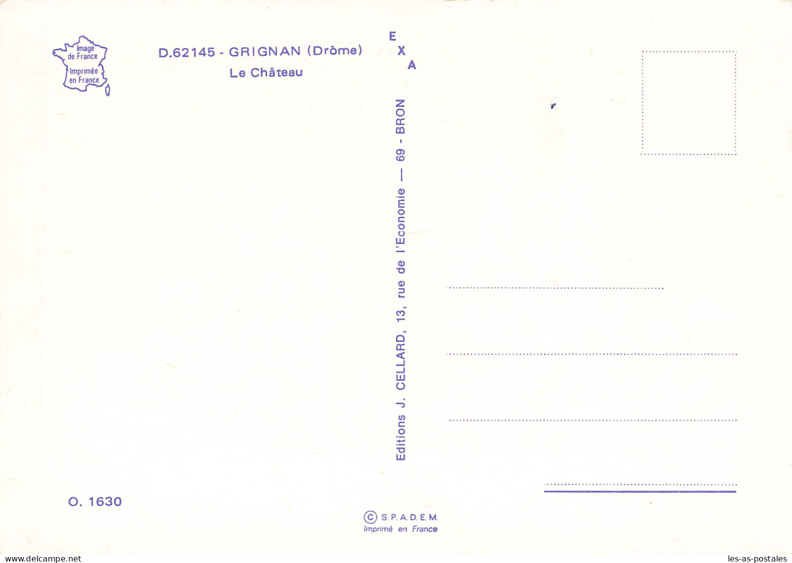 26 GRIGNAN LE CHÂTEAU - Grignan