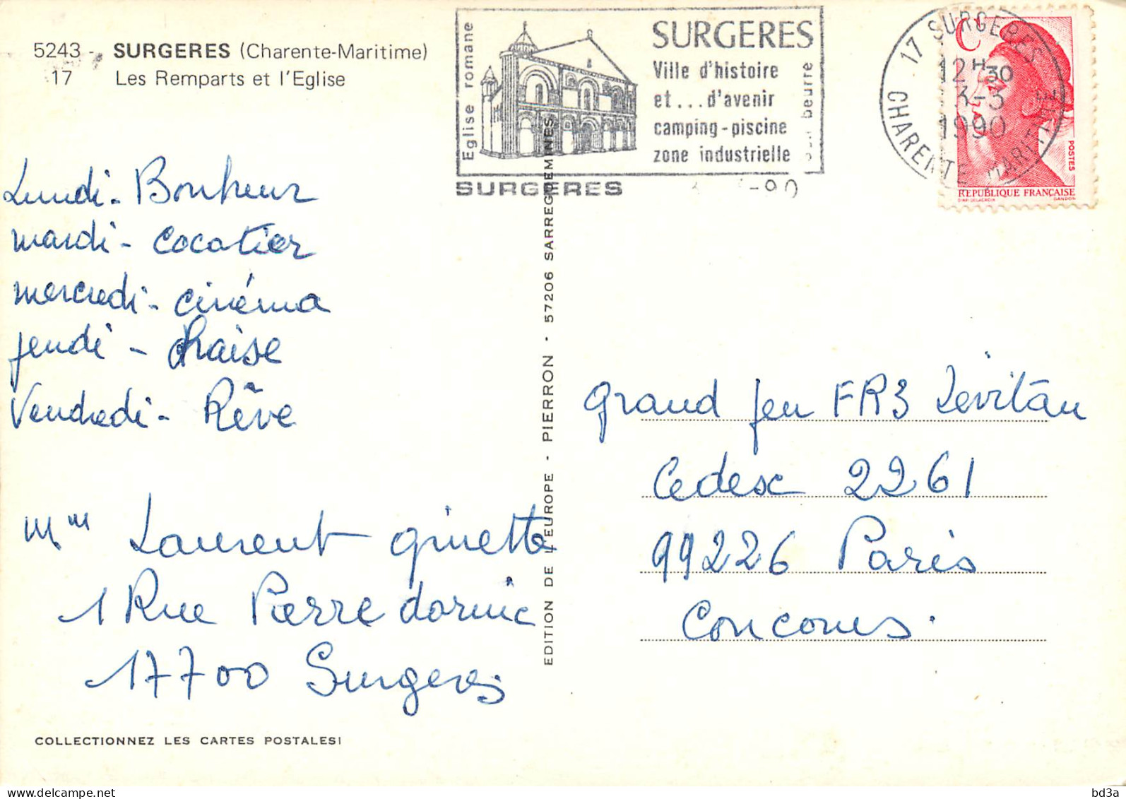 17 SERGERES - Surgères