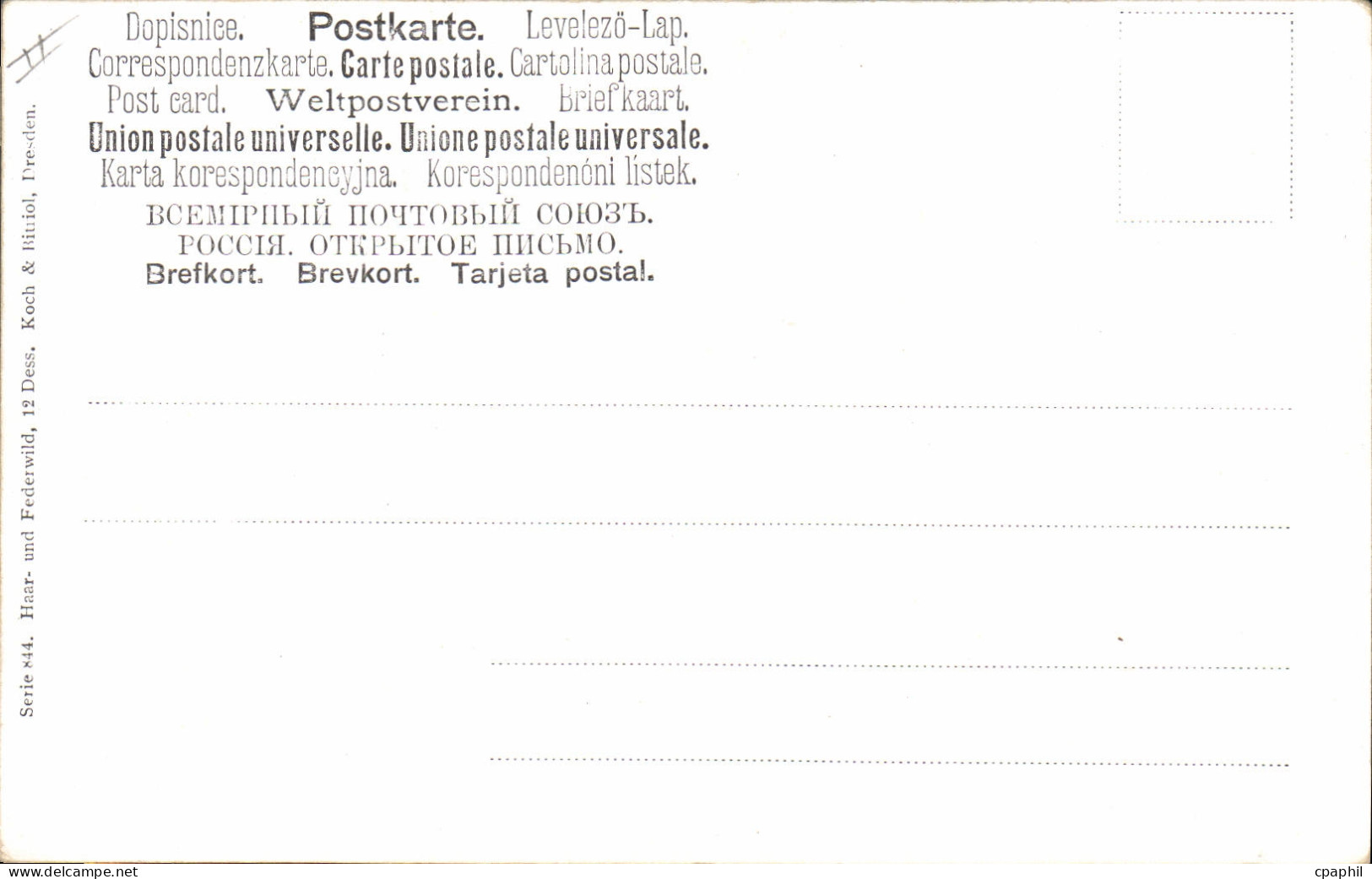 CPA Chasse Perdrix - Jagd