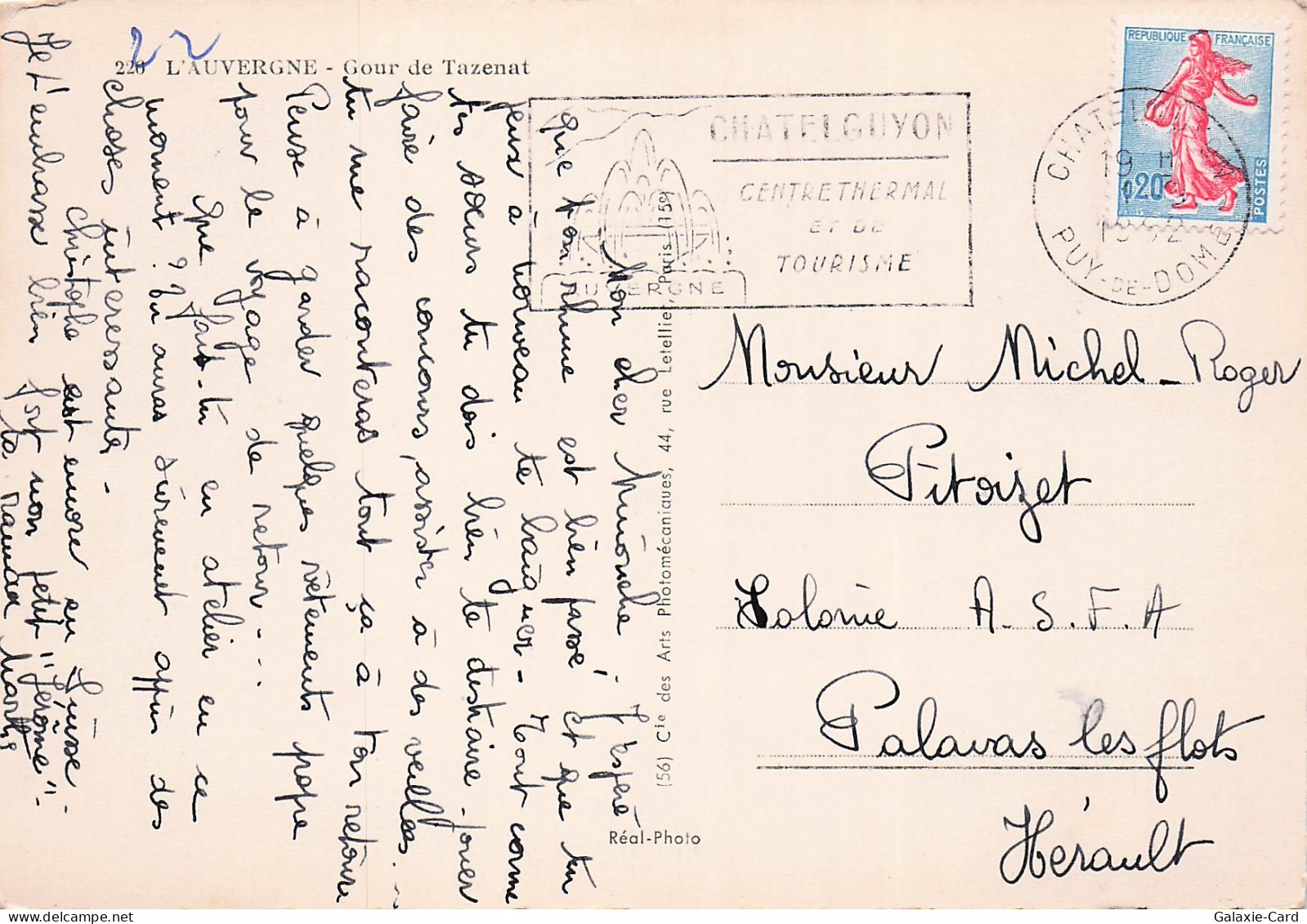 63 CHATEL GUYON CENTRE THERMAL - Châtel-Guyon