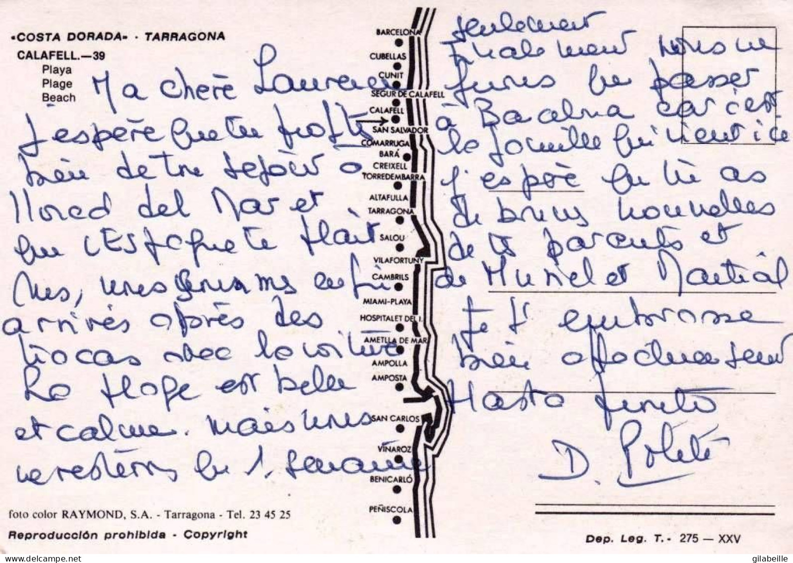 Costa Daurada -  CALAFELL - Playa - Tarragona