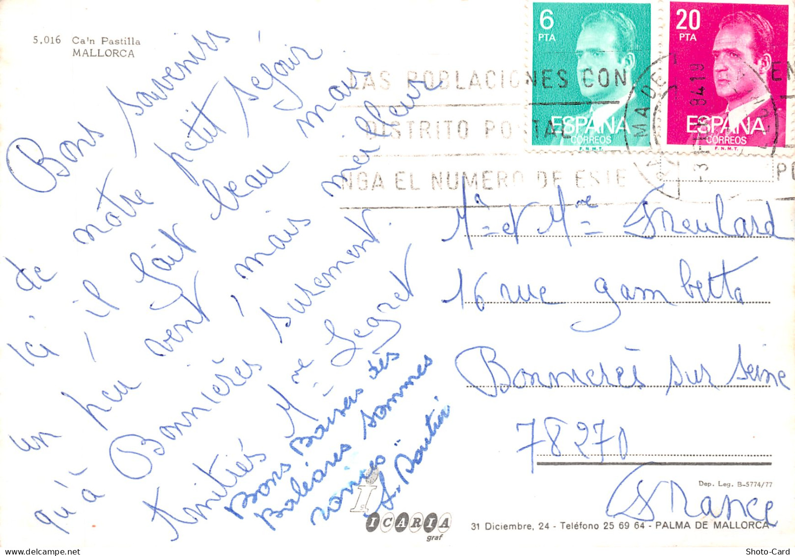 Espagne CA N PASTILLA MALLORCA - Mallorca