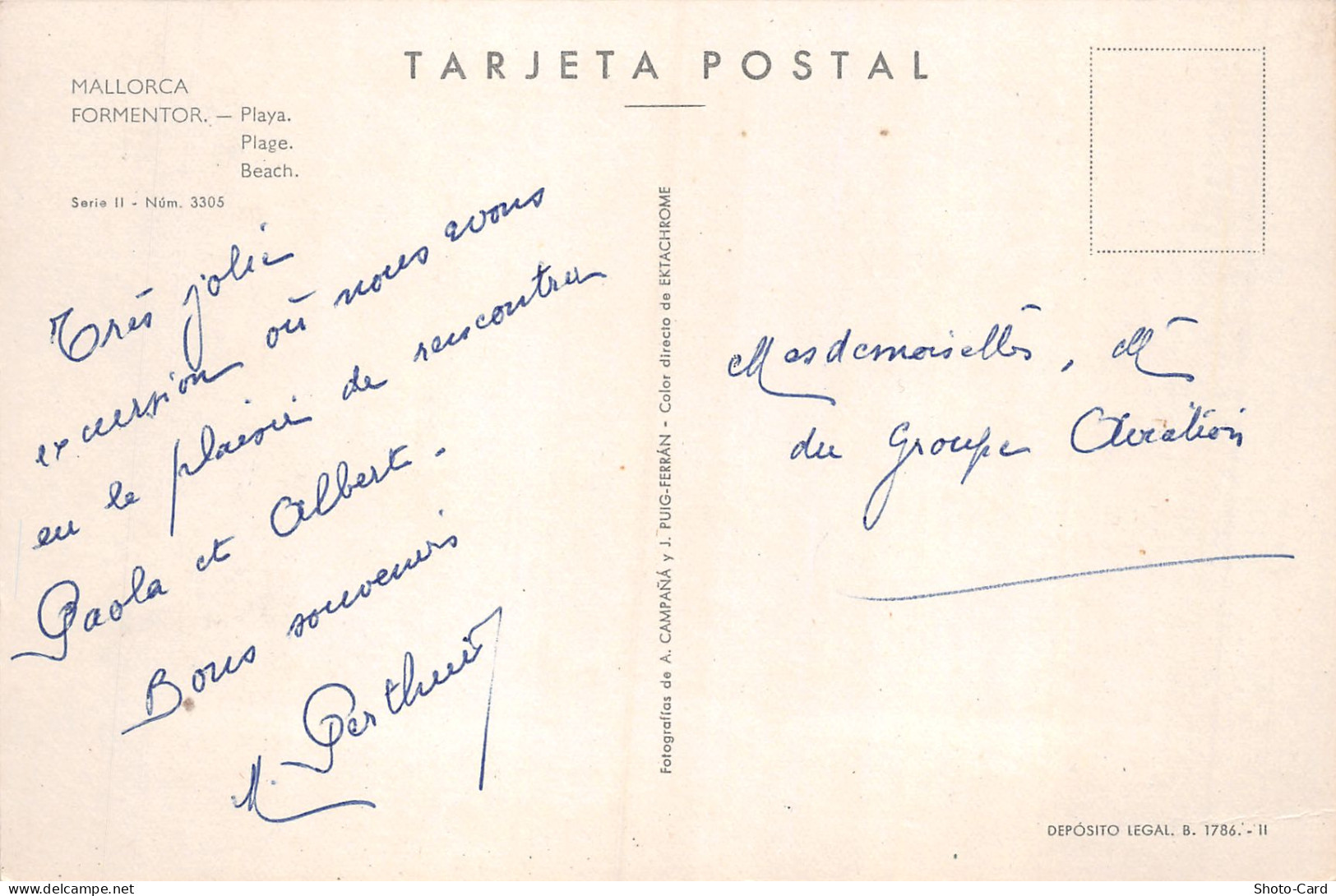 Espagne FORMENTOR MALLORCA - Formentera