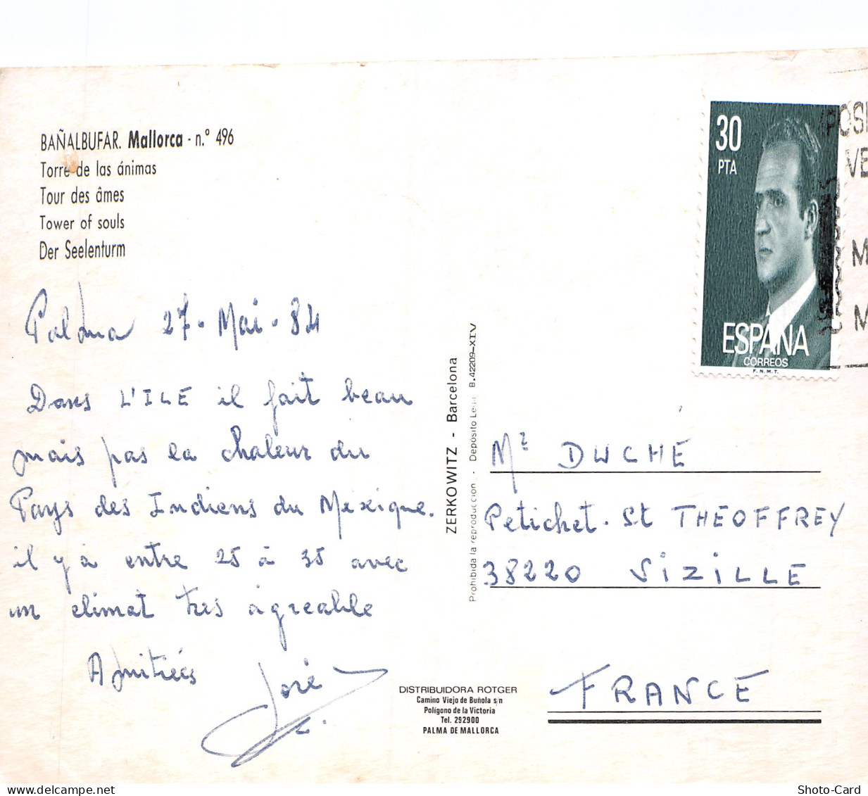 Espagne BANALBUFAR MALLORCA - Mallorca