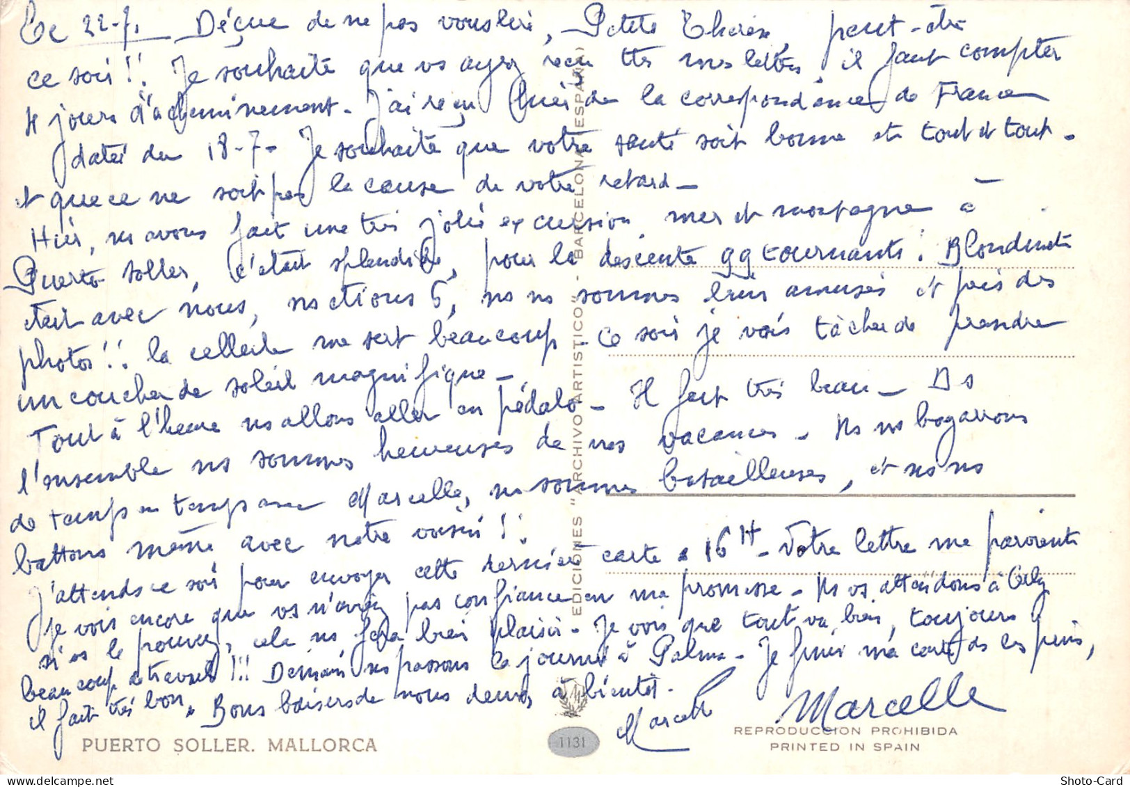 Espagne PUERTO SOLLER MALLORCA - Mallorca