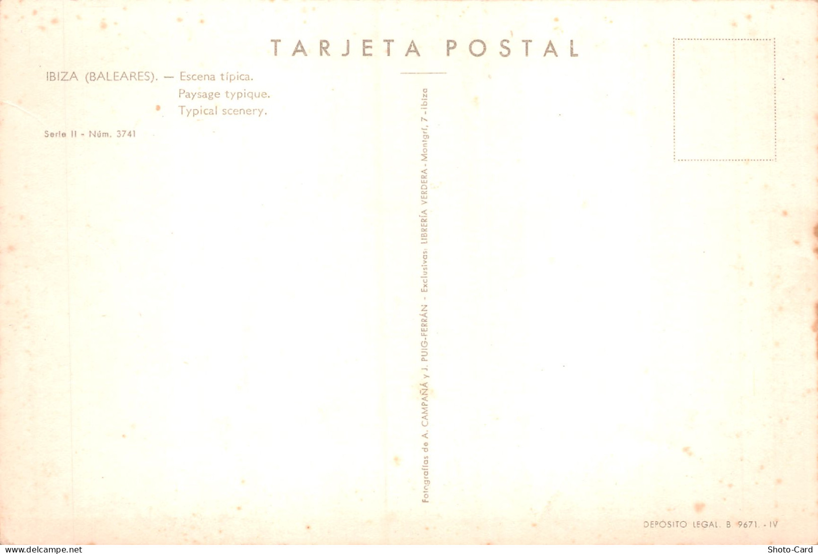 Espagne IBIZA BALEARES - Ibiza