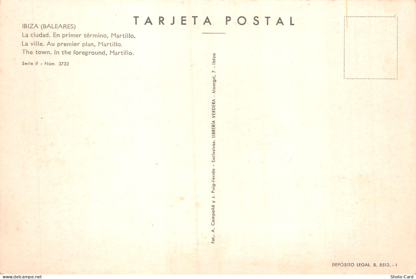 Espagne IBIZA BALEARES - Ibiza