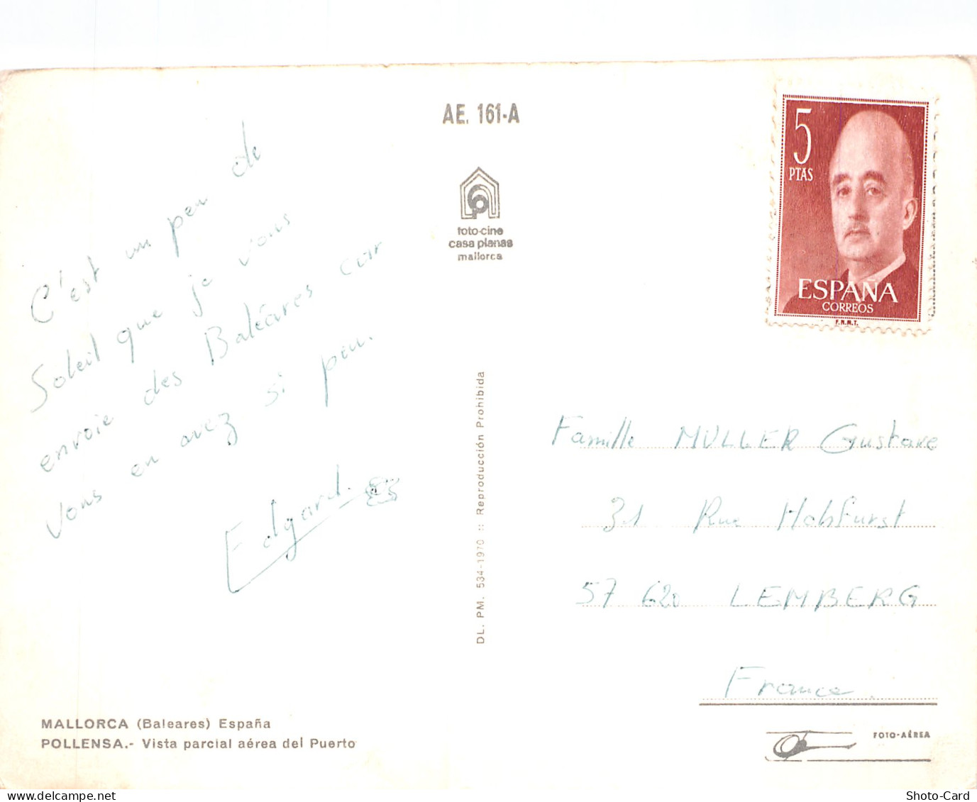 Espagne POLLENSA MALLORCA BALEARES - Mallorca