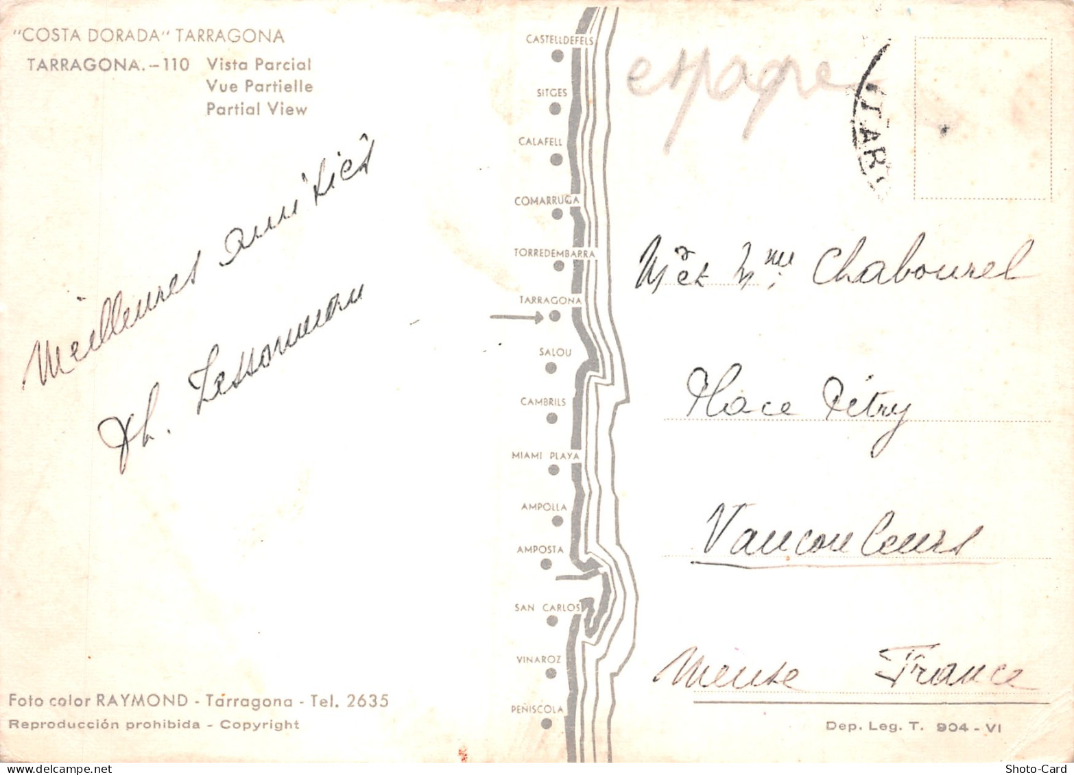 Espagne TARRAGONA COSTA DORADA - Tarragona