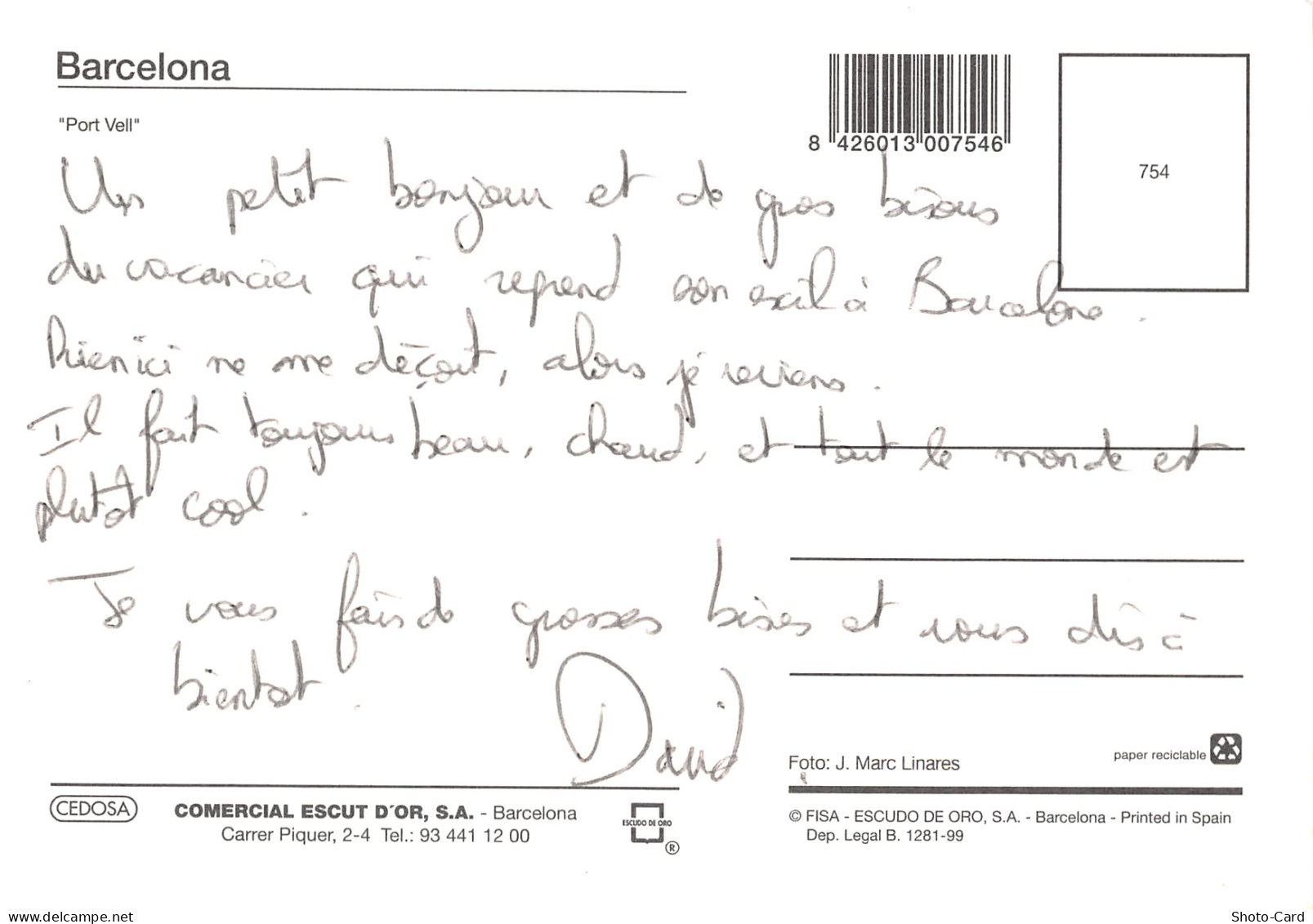 Espagne BARCELONA - Barcelona