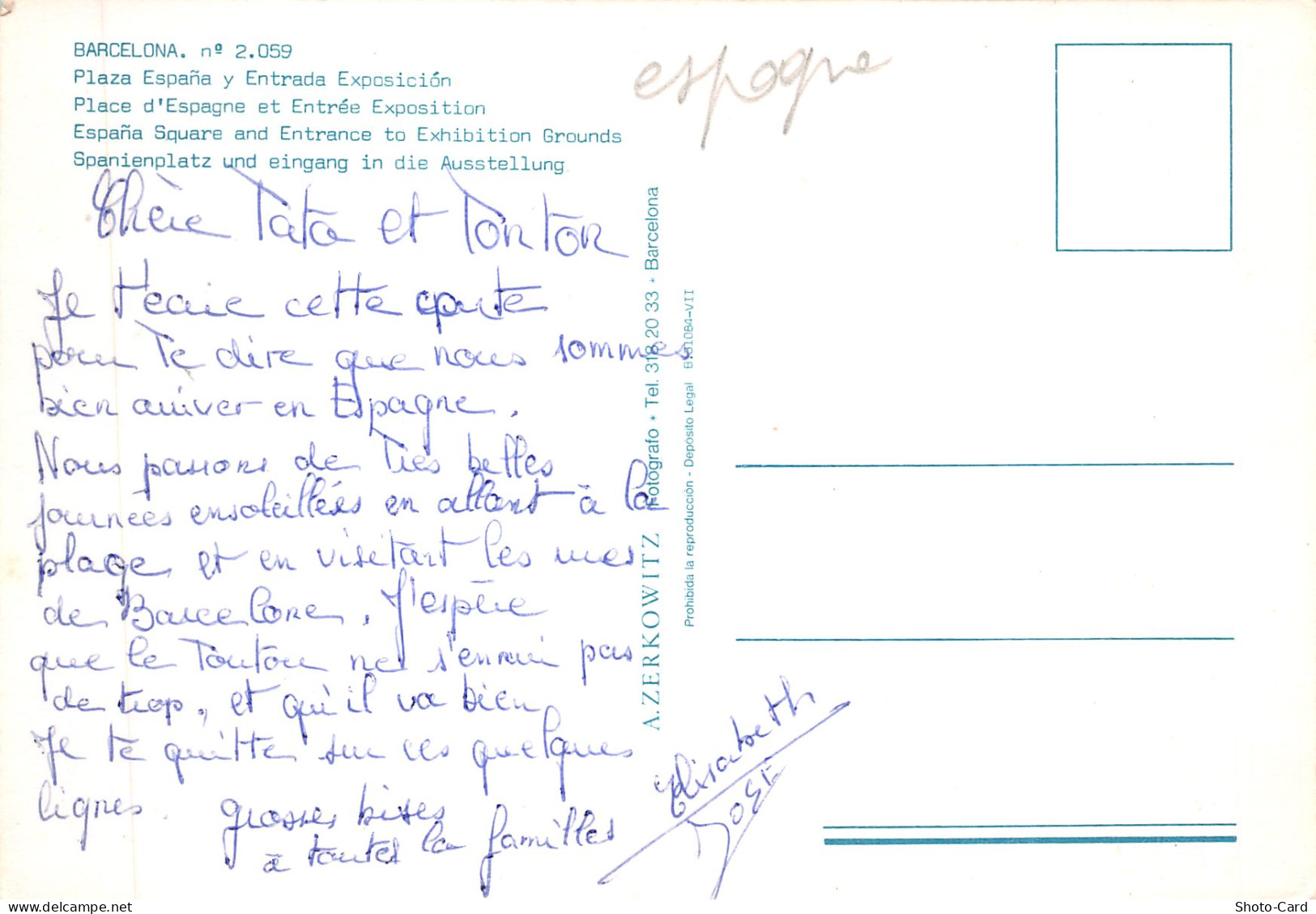 Espagne BARCELONA - Barcelona