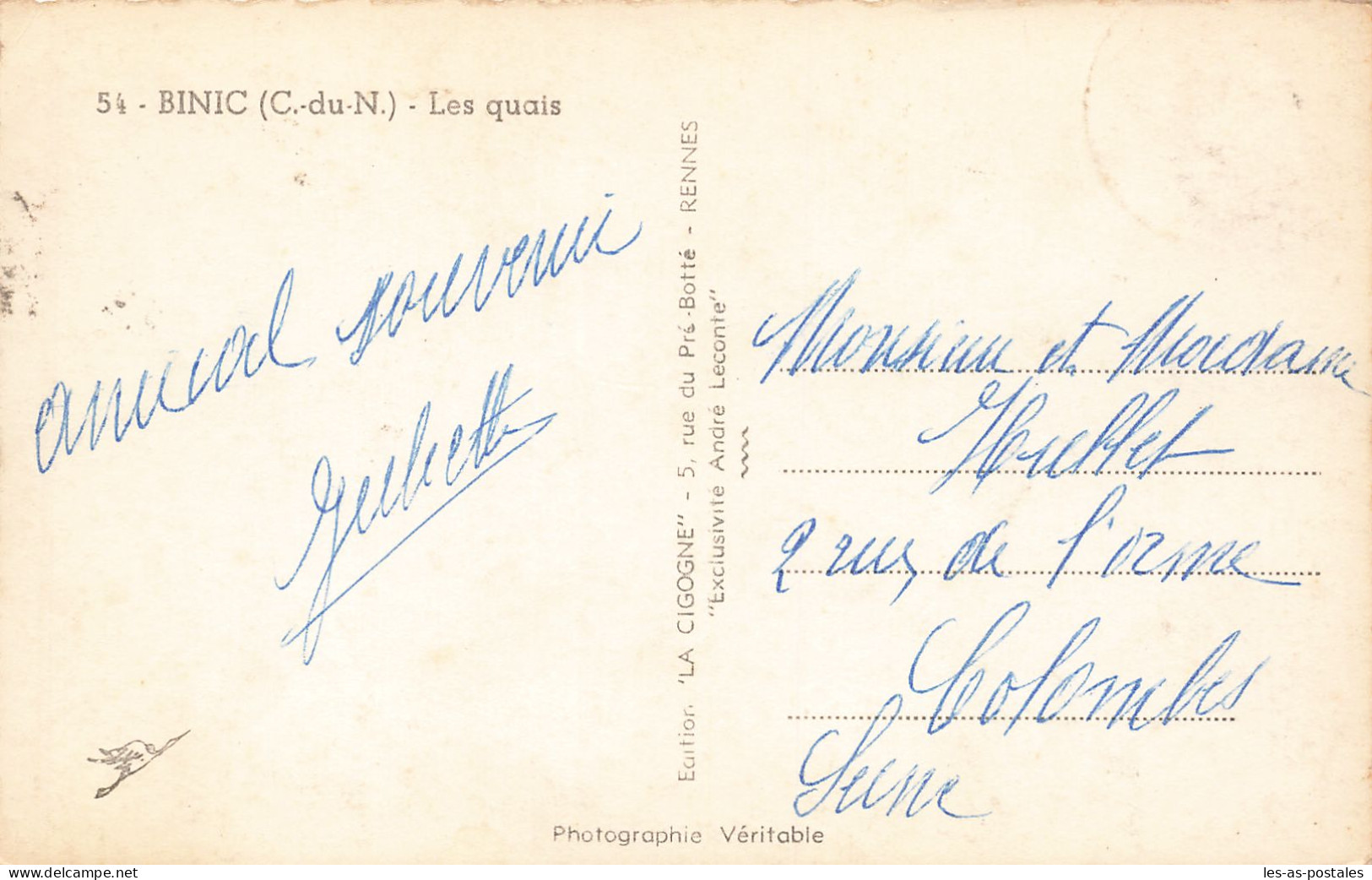 22 BINIC LES QUAIS - Binic