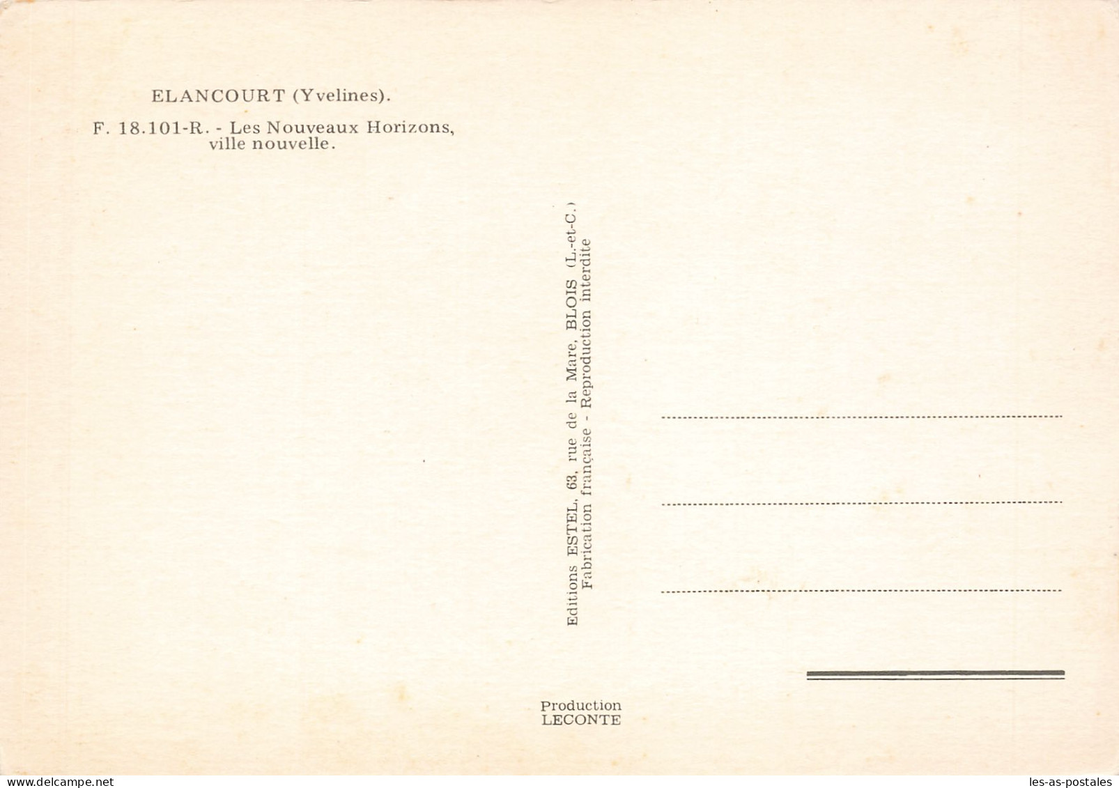 78 ELANCOURT - Elancourt