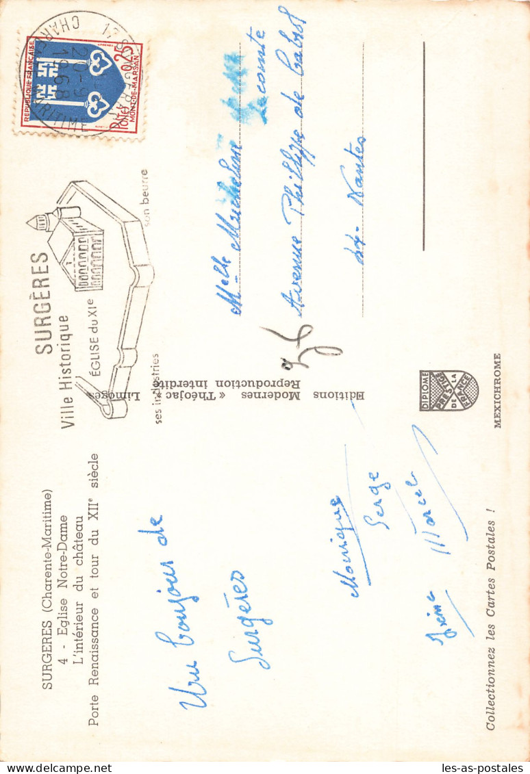 17 SURGERES - Surgères